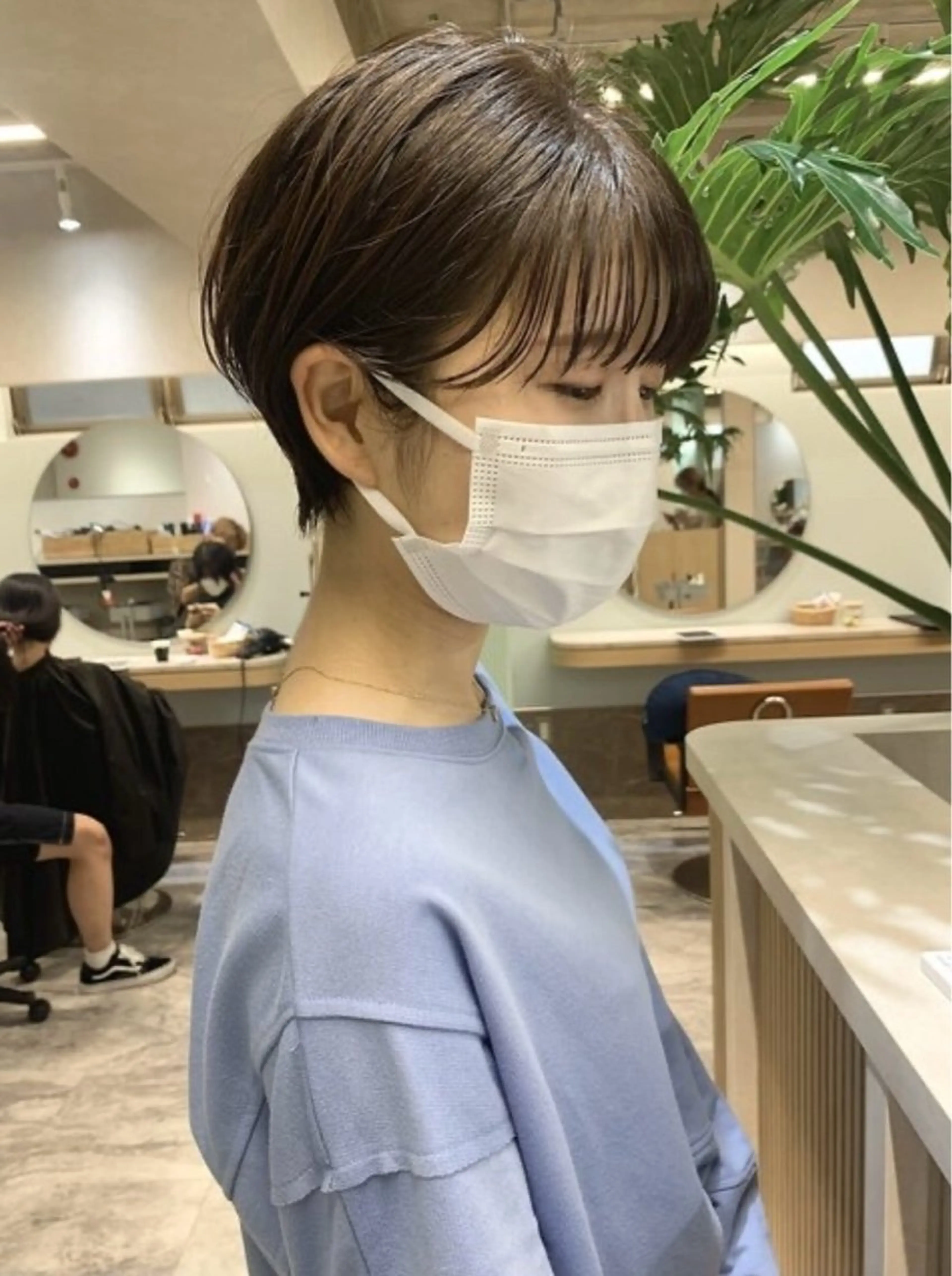 ショート カラー 丸みショート ショートヘア HAZEL博多所属・ひかり HAZELのヘアスタイル