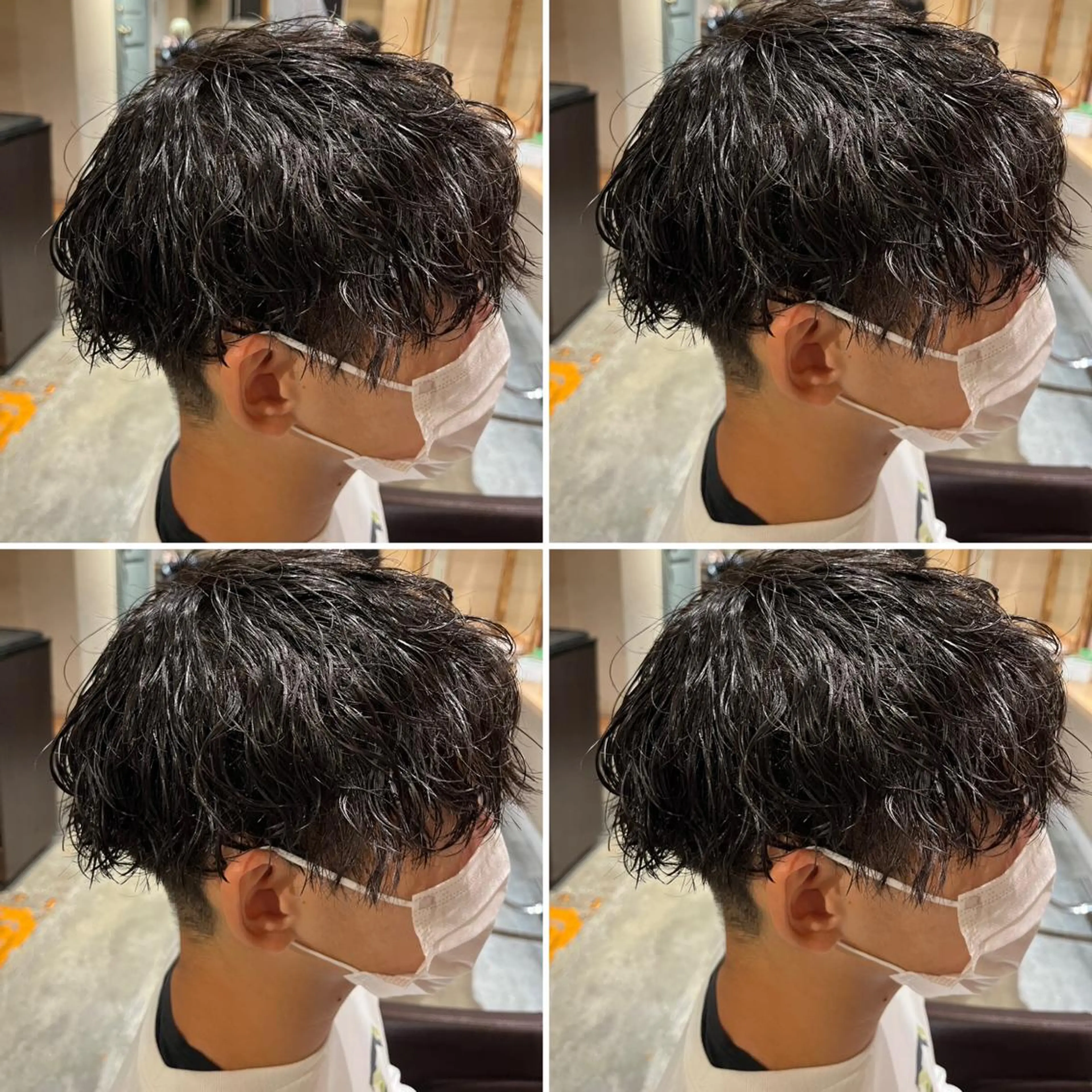 パーマ メンズ カット パーマ トリートメント ヘアセット 👑メンズパーマ特化 店長望月謙二郎👑のヘアスタイル