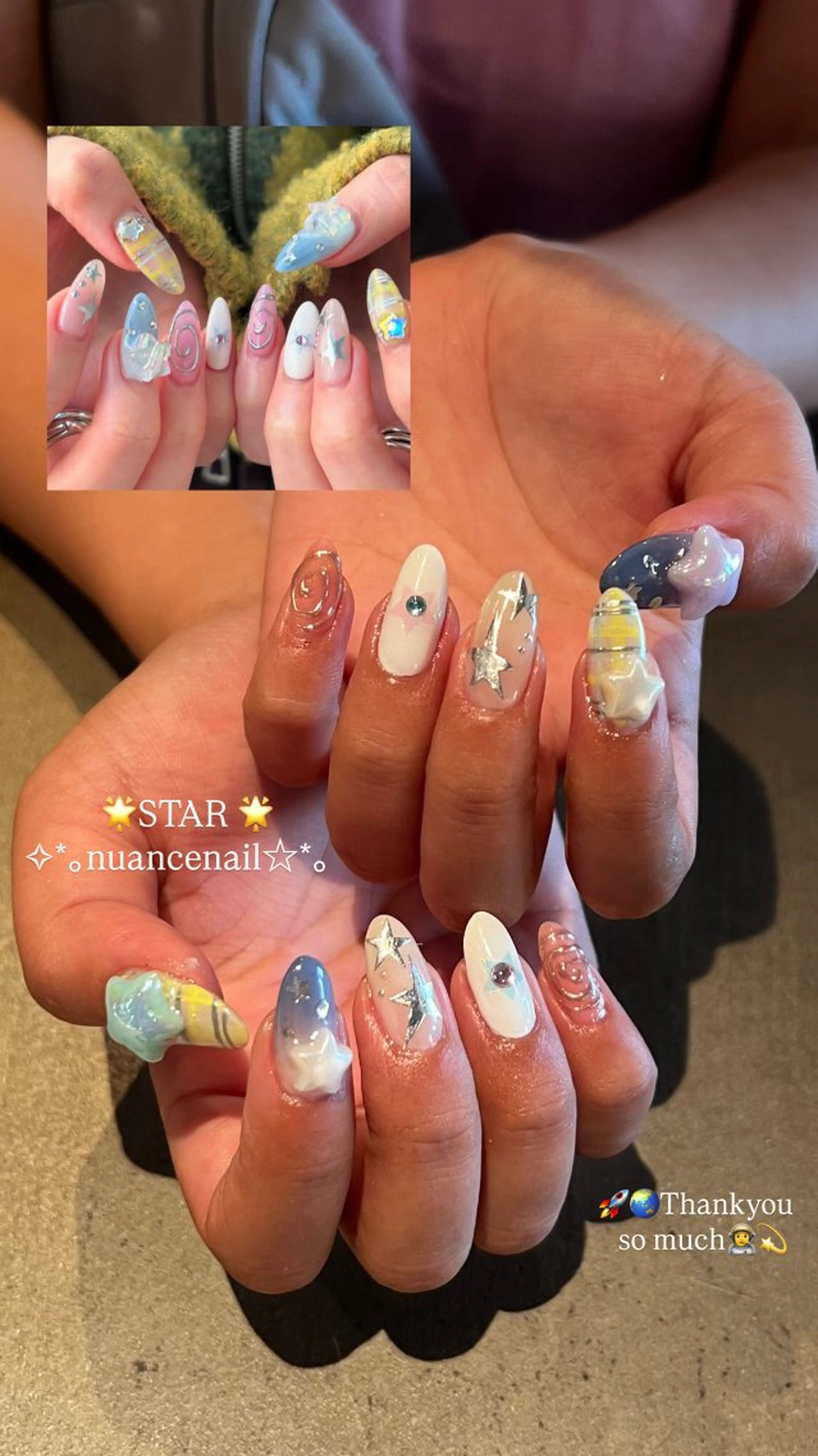 ネイル ハンドネイル ウエチ ノリカ🐸のネイルデザイン