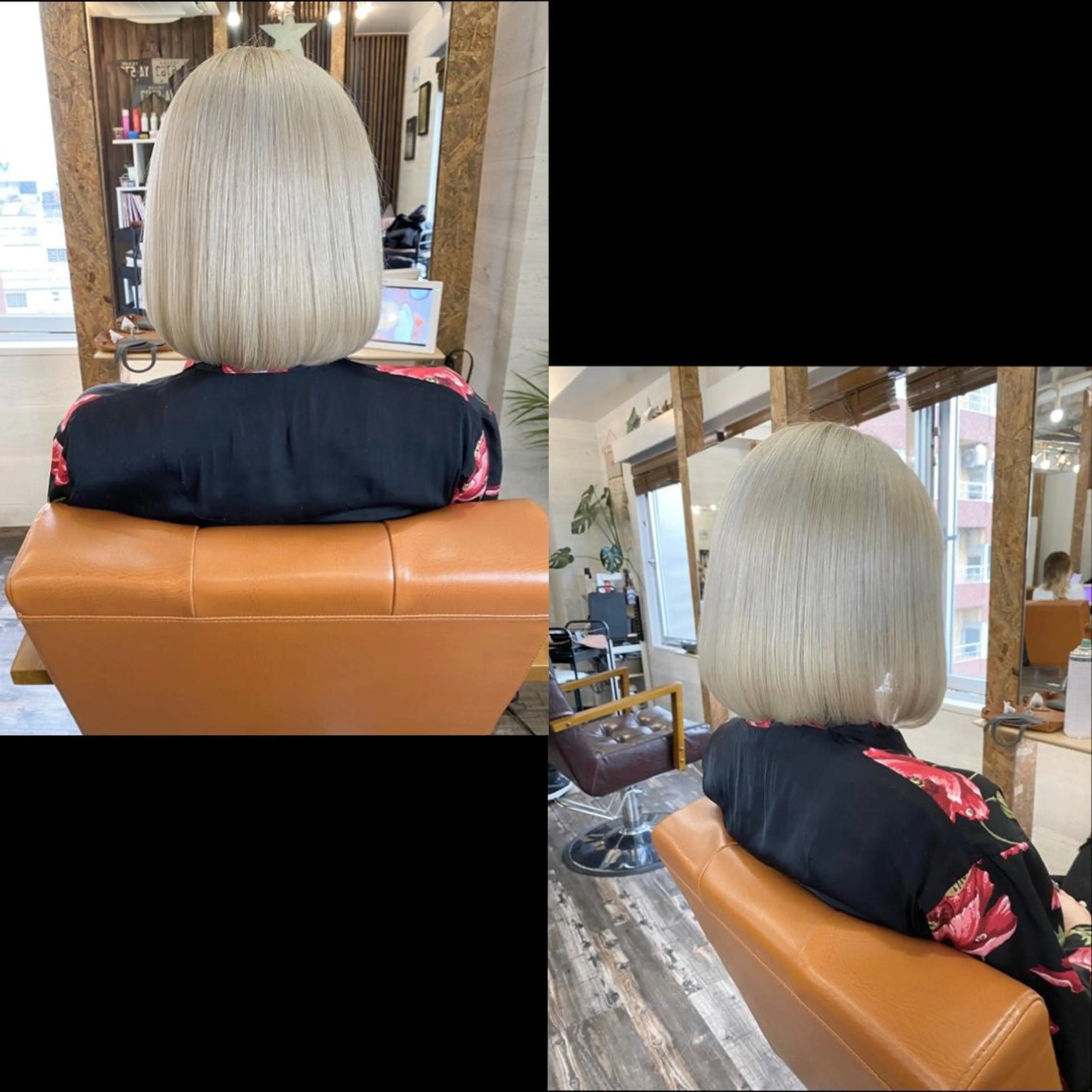 ショート カラー ✯カラー&編み込み エクステ✯池田智博✯のヘアスタイル