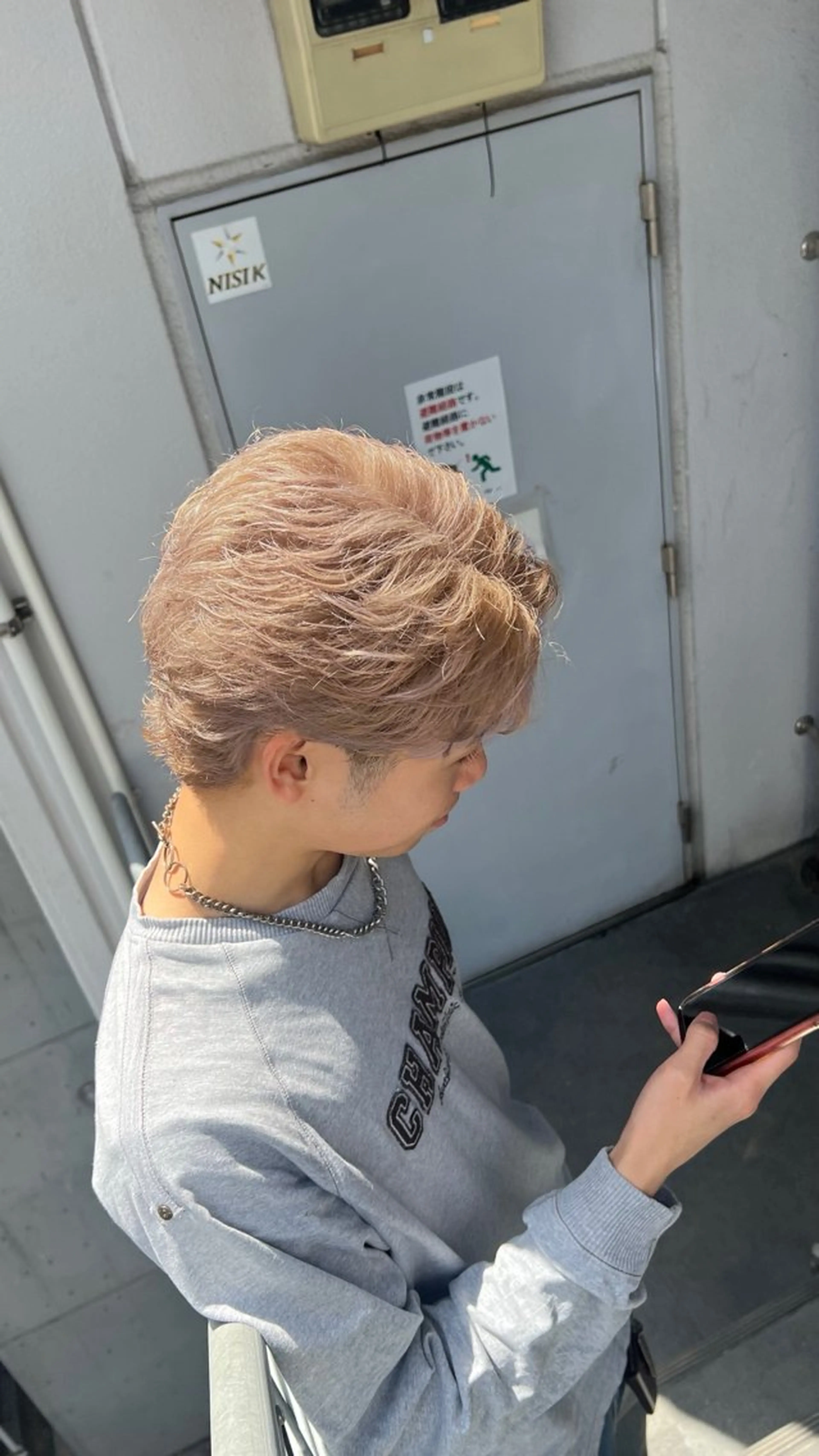 カラー メンズ パーマ tomu/天神大名/ 透明感カラー🐴のヘアスタイル