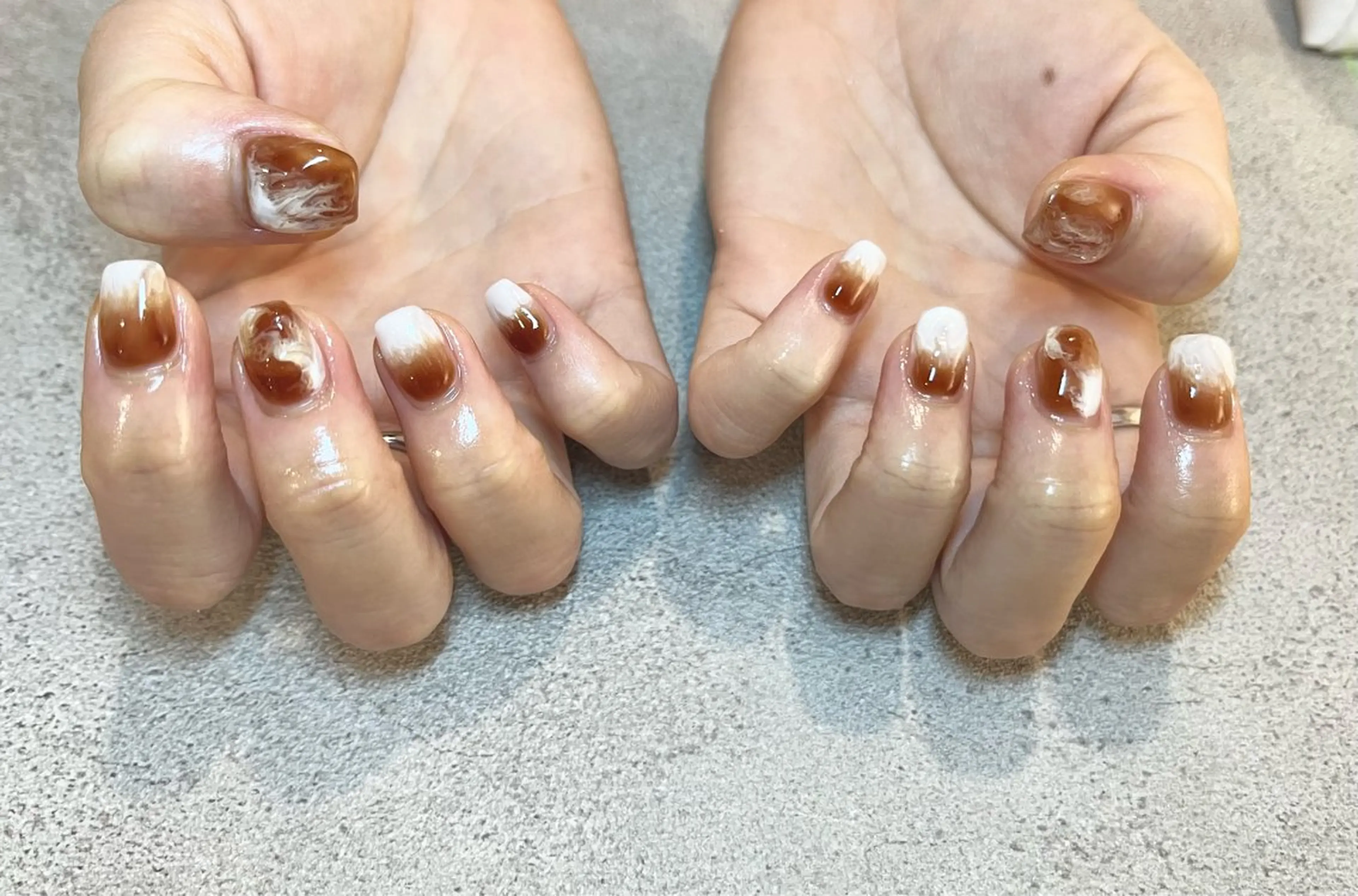 ネイル ハンドネイル AT.1011(アトリエテンイレブン)所属・AT.1011 (ハルカ)のネイルデザイン