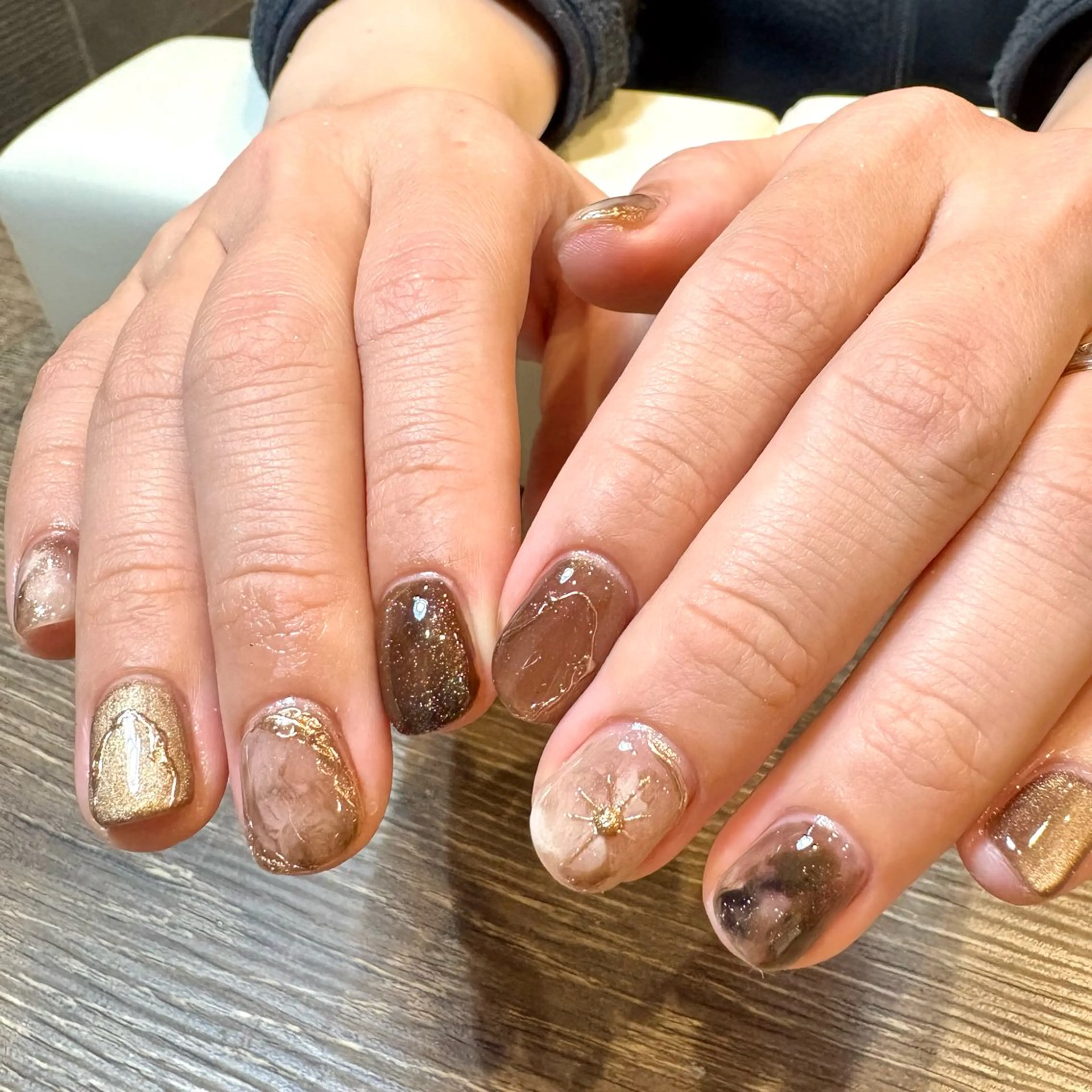 ミディアム ハンドネイル Mikami Nanaのネイルデザイン