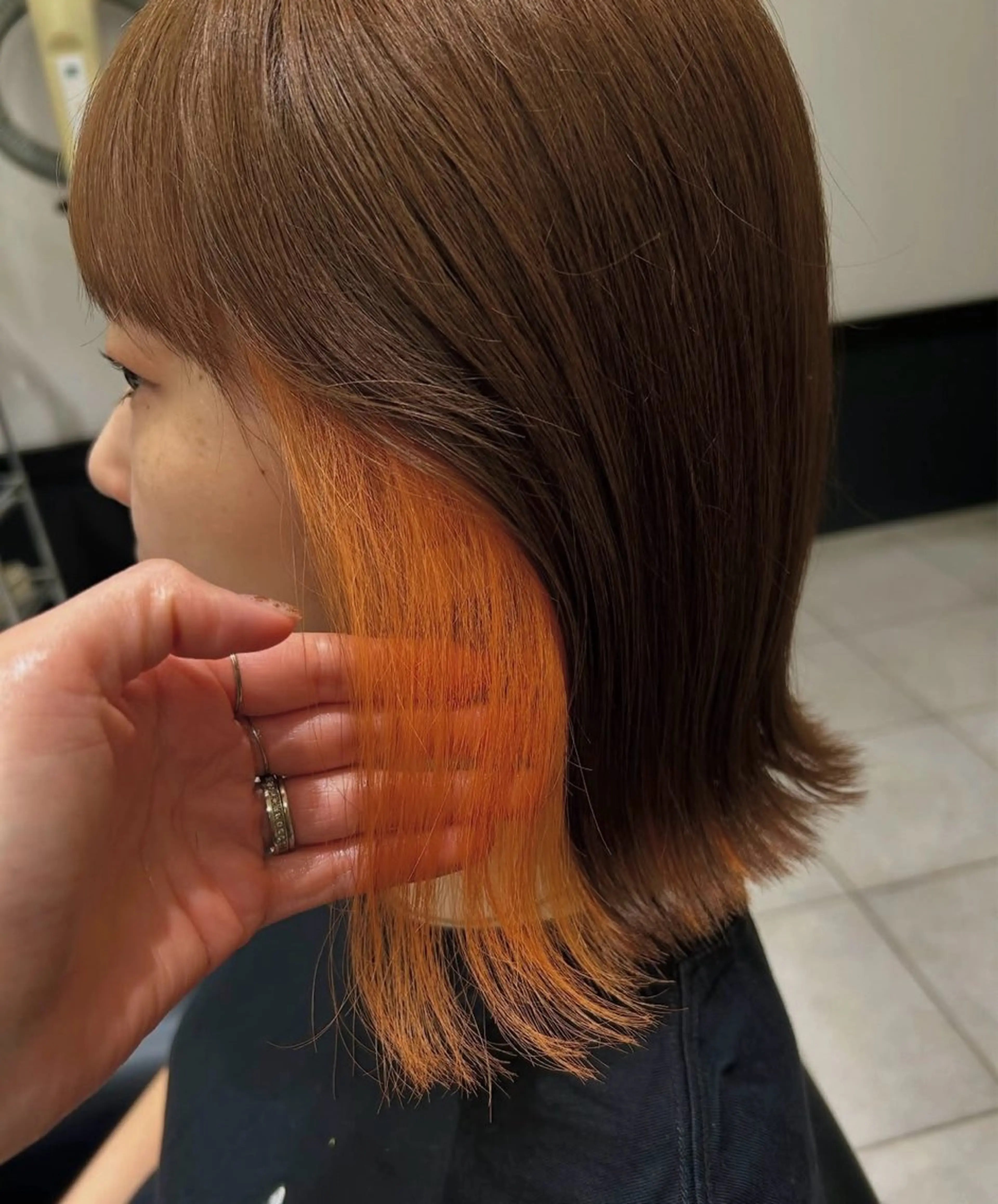 インナーブリーチ＋カラーの写真