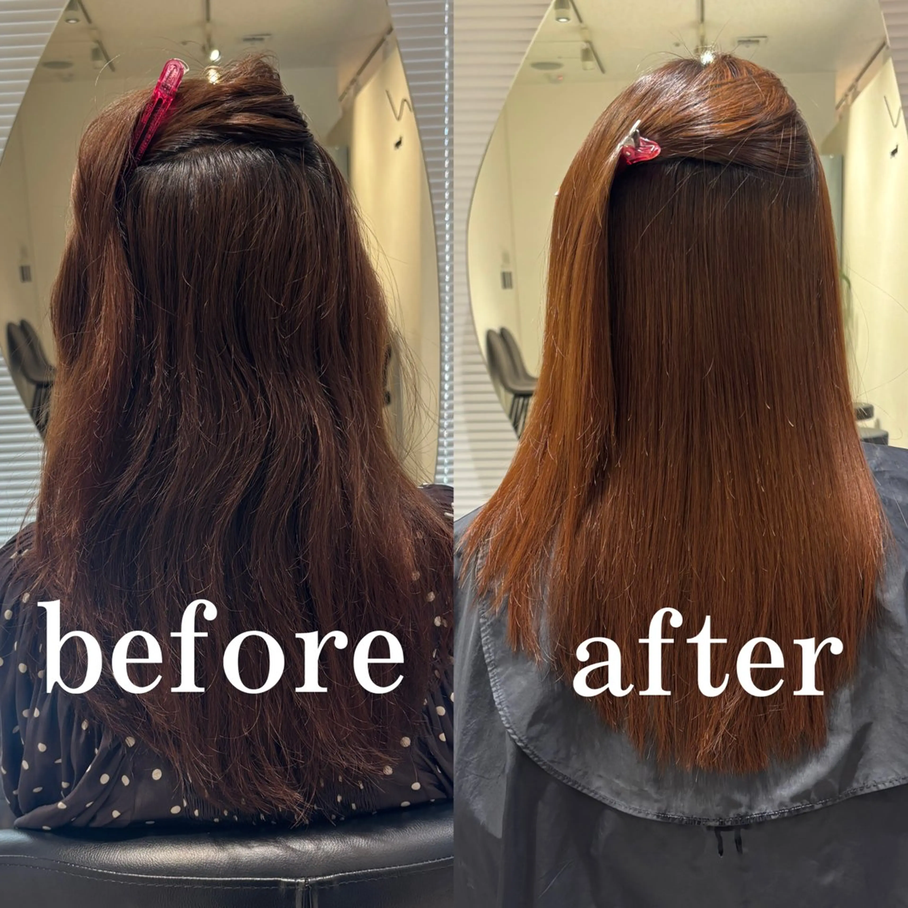 ロング 縮毛矯正 縮毛矯正 🧸艶髪🫧‪🎀 岡由紀乃のヘアスタイル