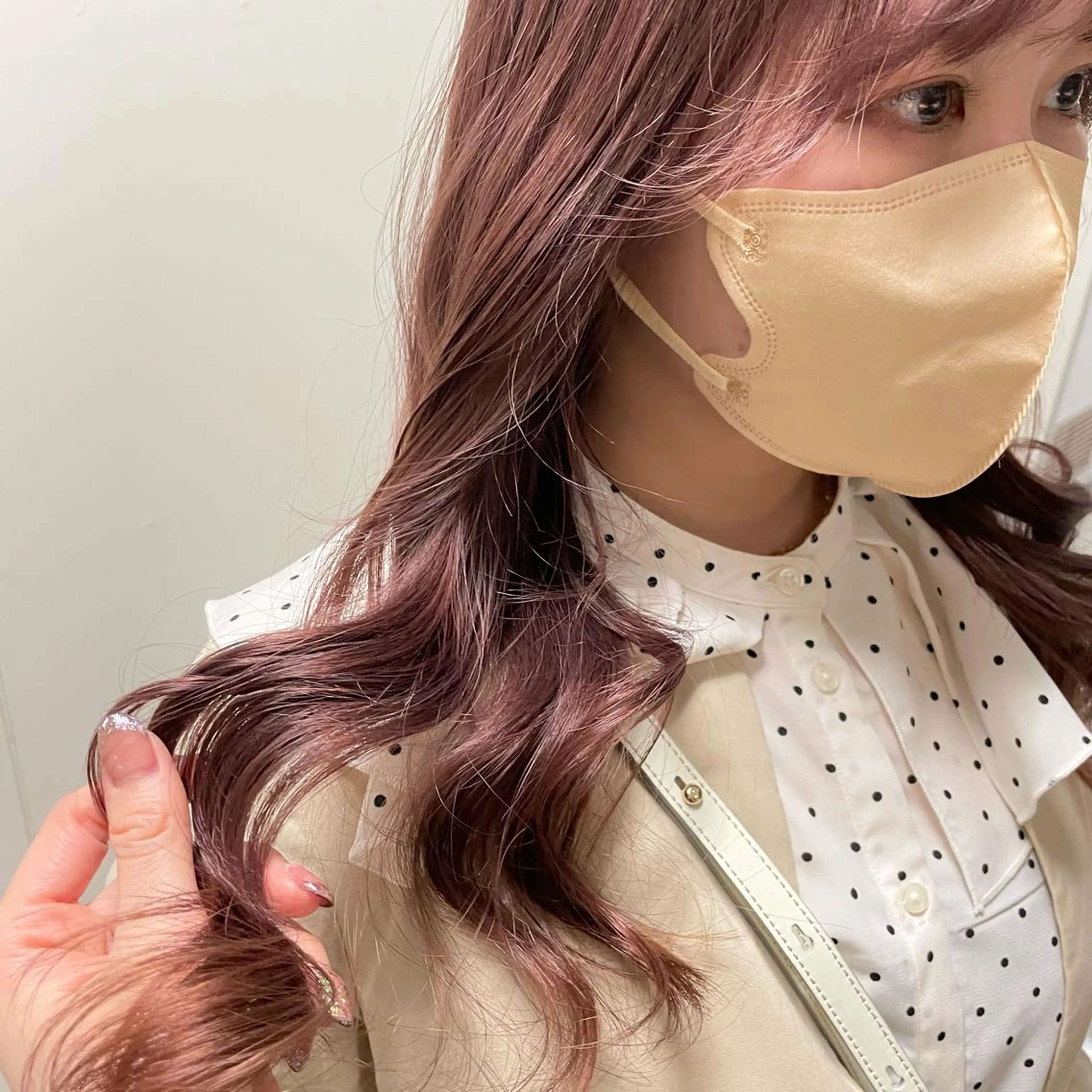 ロング カラー ヘアアレンジ maoブリーチ無し 似合わせカラーのヘアスタイル