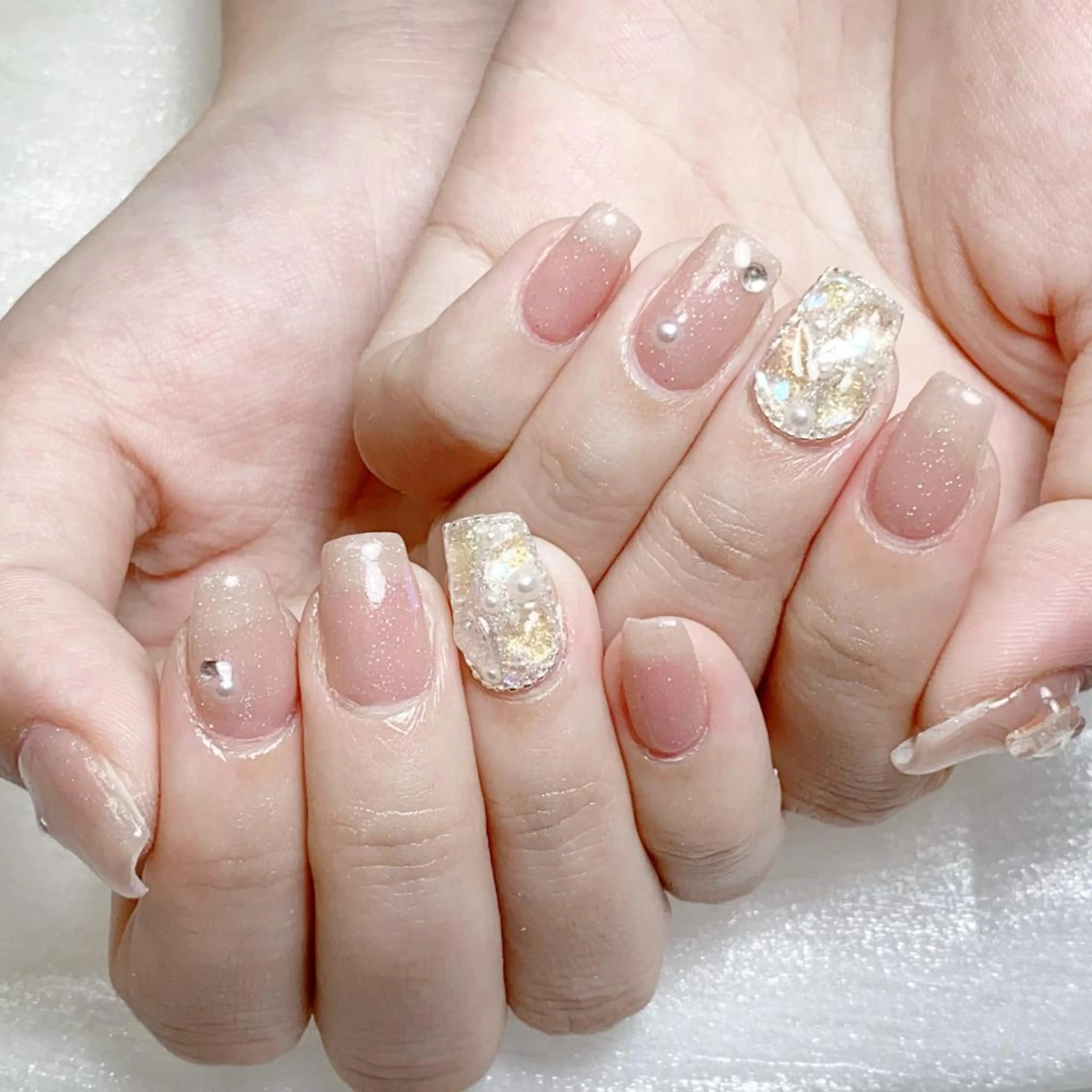 ネイル キッズ メンズ 持ち込み ハンドネイル Nail salon 木にいるのネイルデザイン