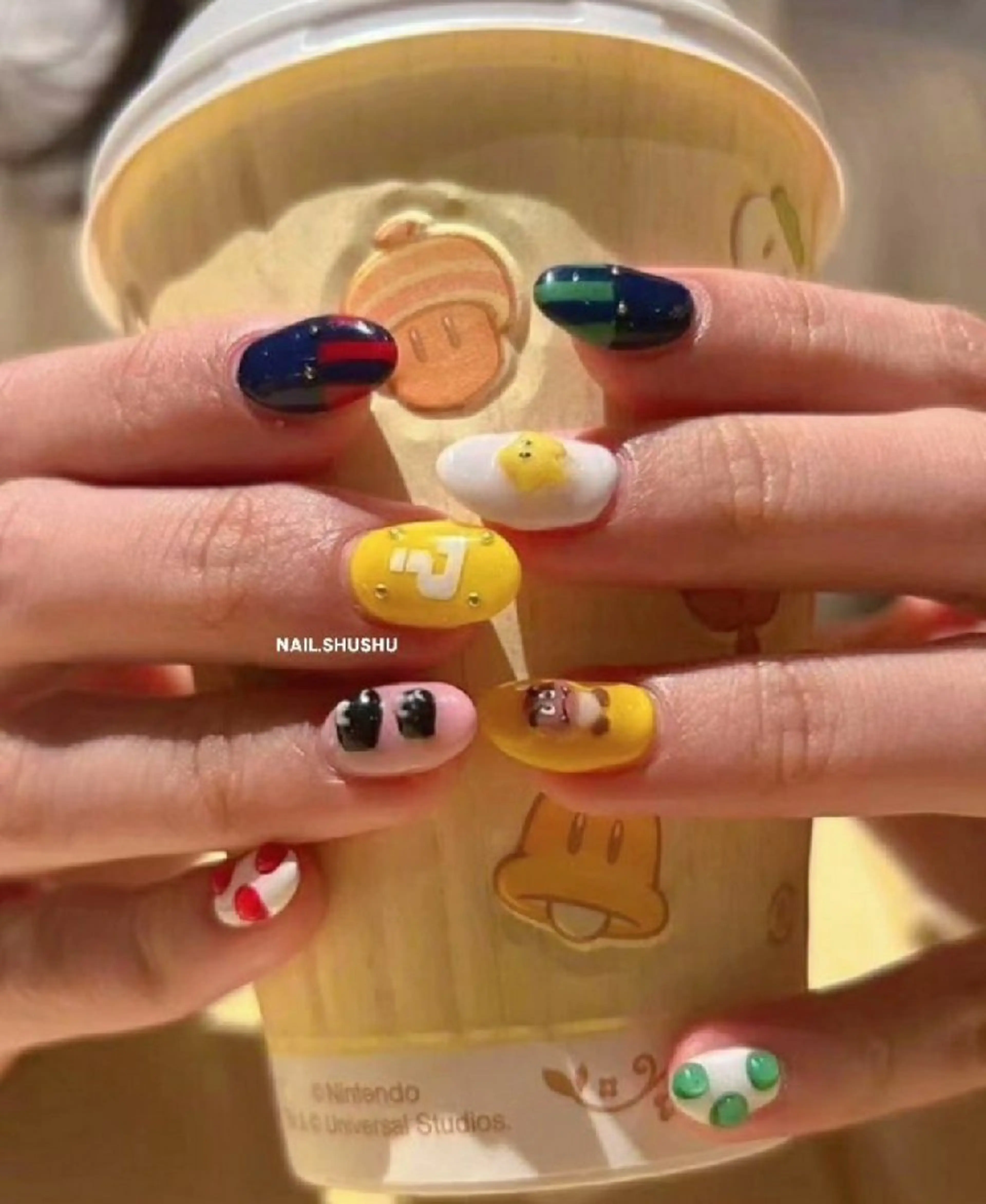 ネイル 持ち込み ニュアンスネイル ワンカラーネイル シンプルネイル 春ネイル ハンドネイル 3dパーツ/流行り 👧shushu❤️のネイルデザイン