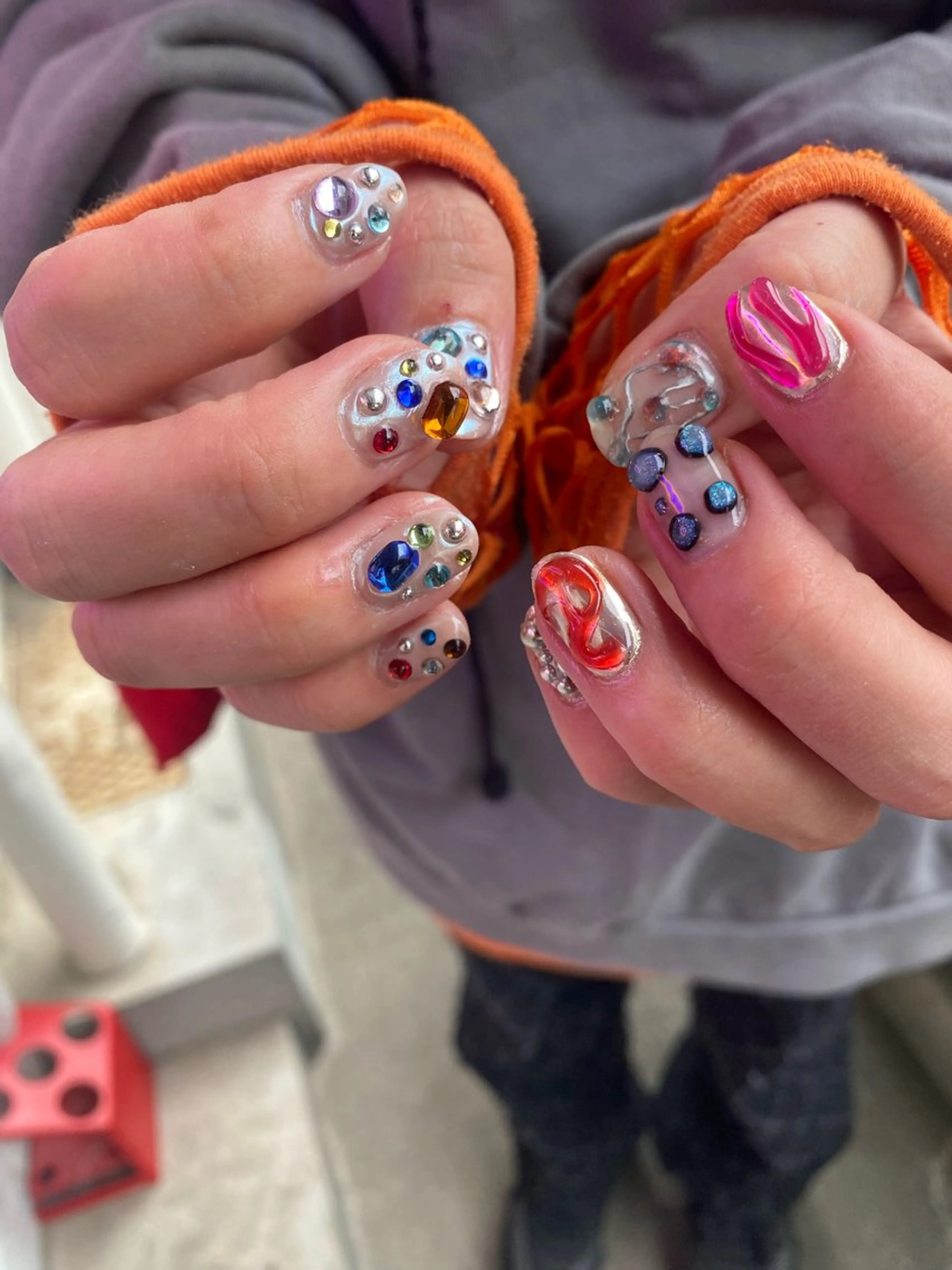 ネイル .unff所属・hana (..)個 性派/メンズネイル◎のネイルデザイン