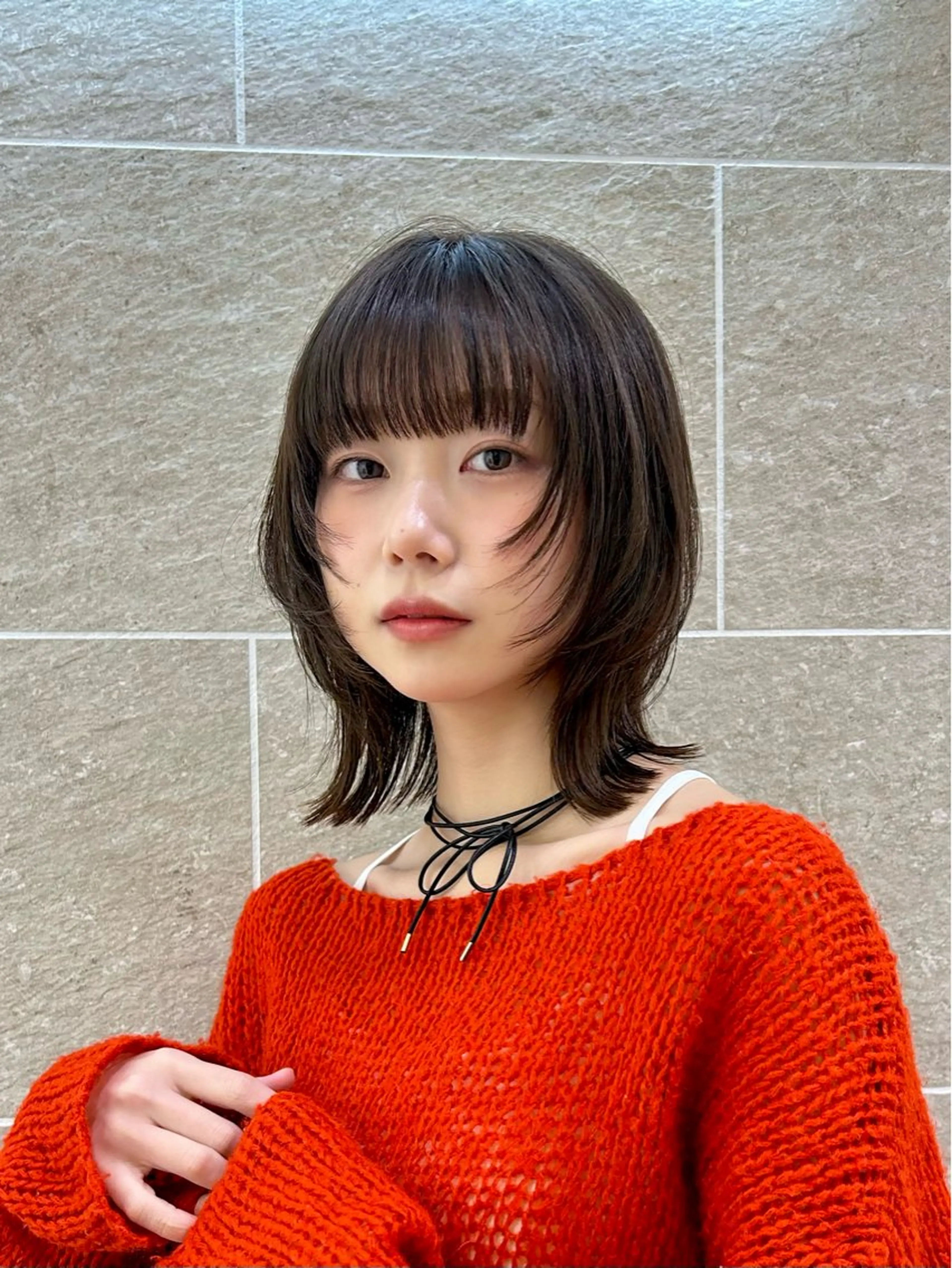 ミディアム ミディアムレイヤー レイヤーカット ボブ/ミディアム/表 参道/美容師♡ゆいかのヘアスタイル