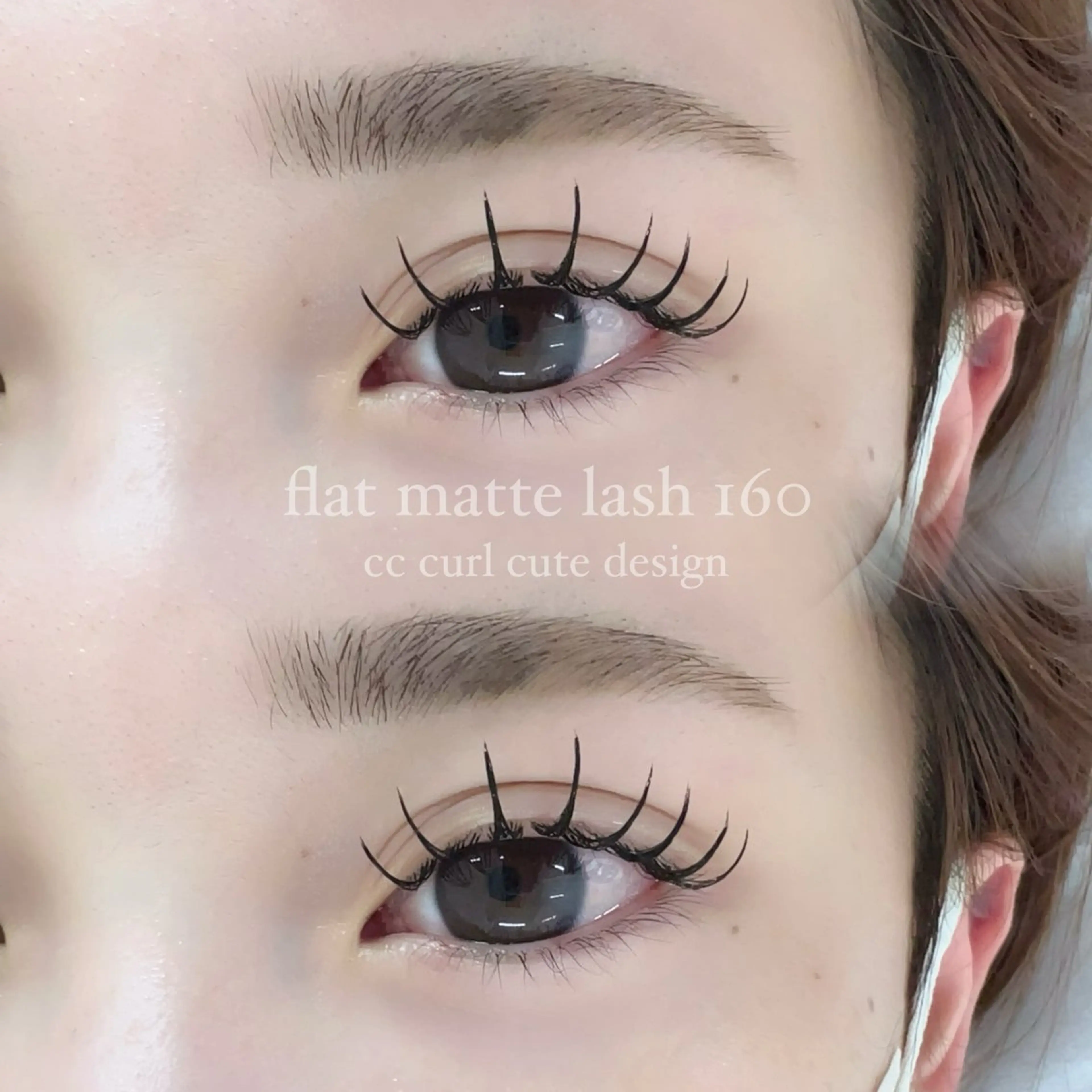 マツエク・マツパ フラットラッシュ マツエク Eyelist Rio ♡のマツエク・マツパデザイン