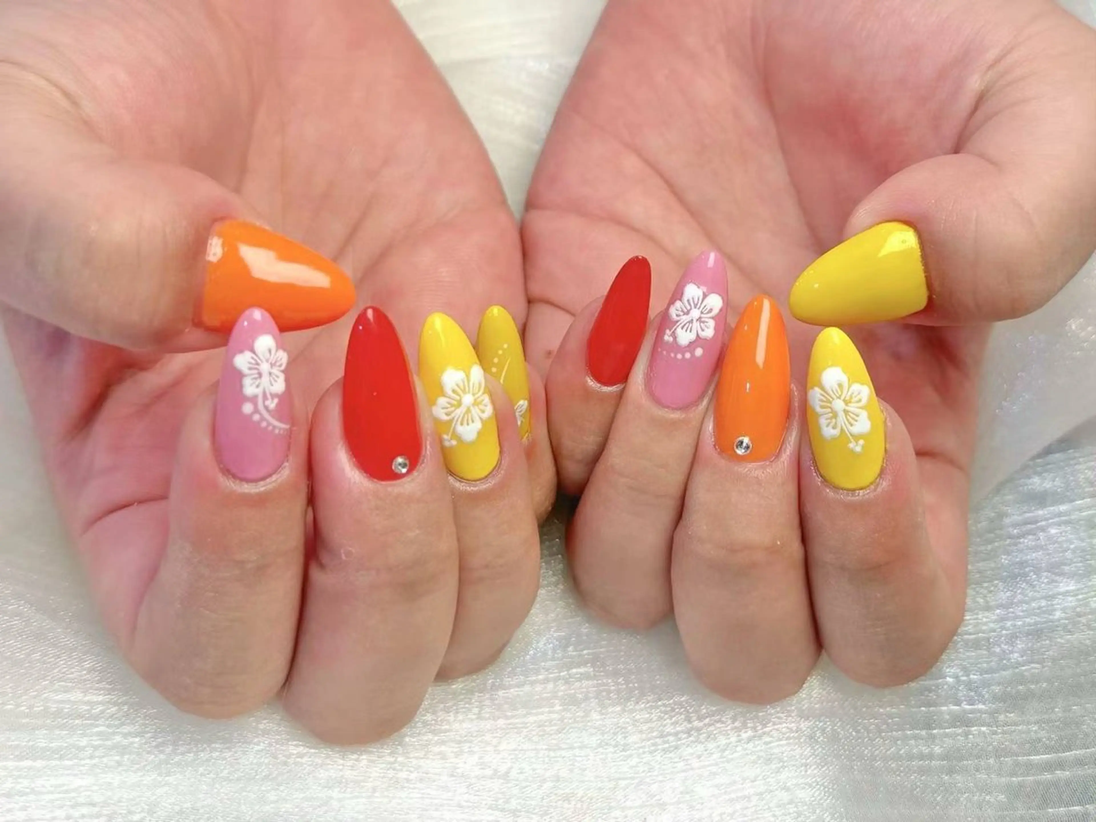 ネイル アートネイル フラワーネイル フットネイル ジェルネイル マグネットネイル Babarla nailのネイルデザイン