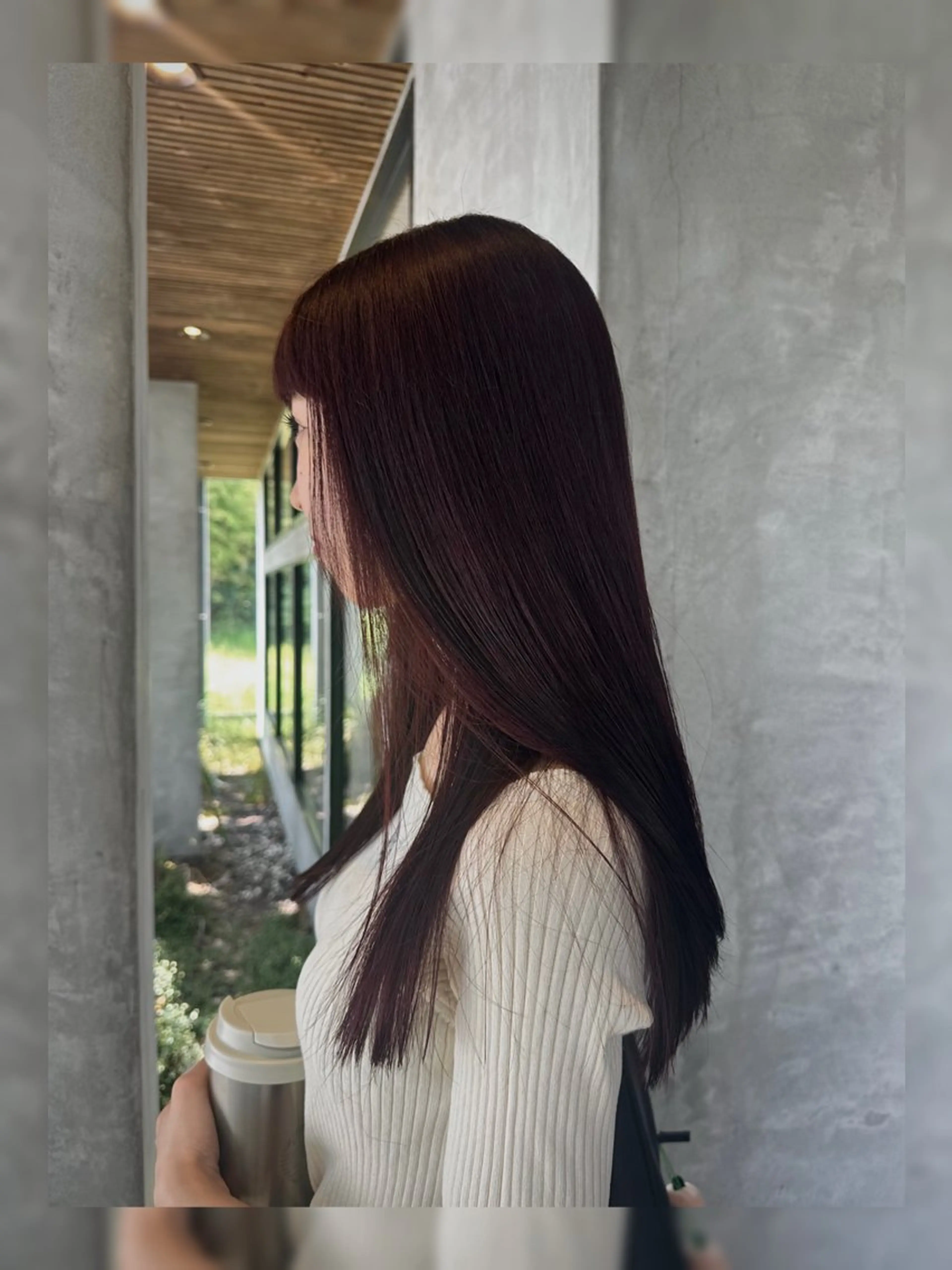 ロング カラー ヘアカラー トリートメント Lapis / miyu.のヘアスタイル