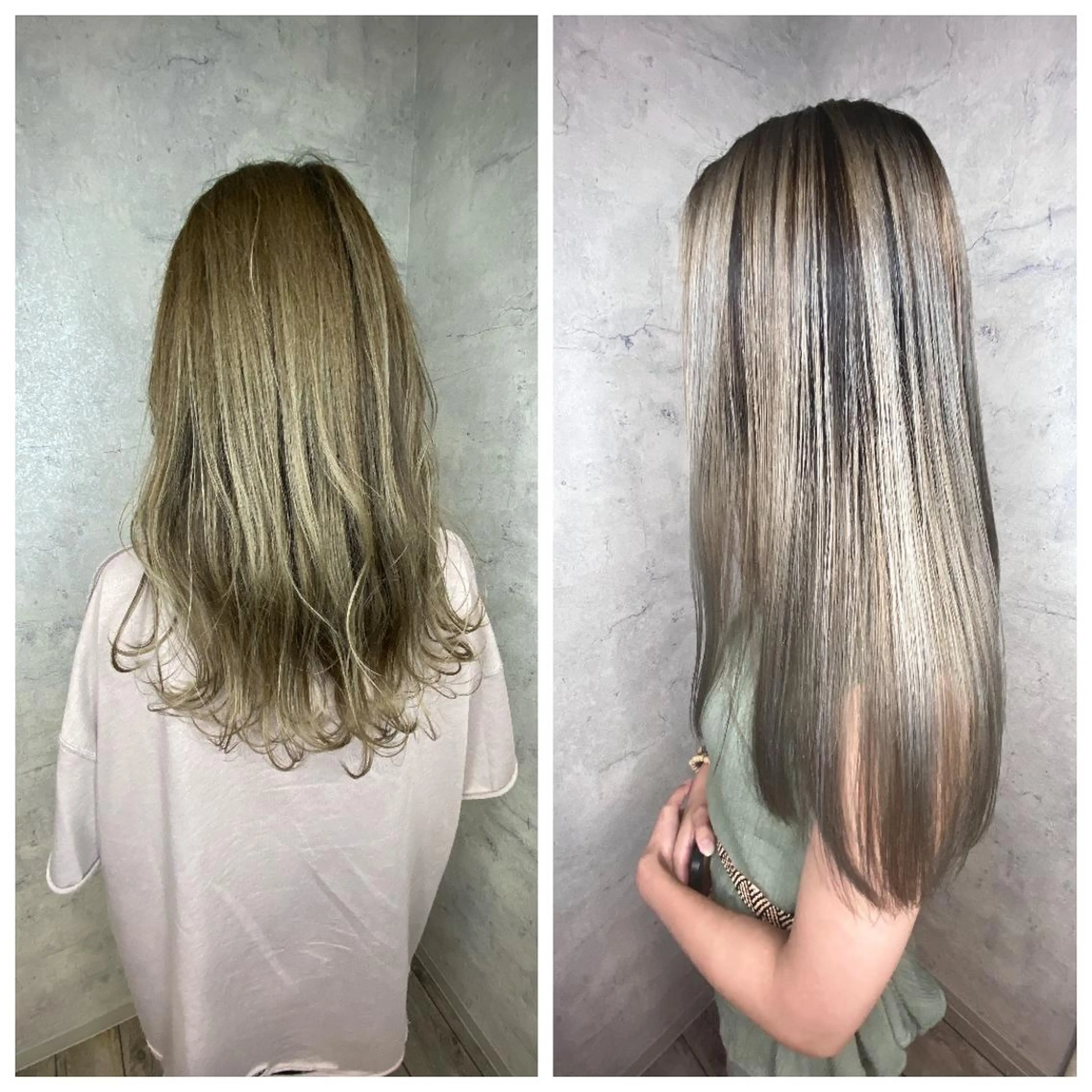 セミロング レイヤーカット 髪質改善/縮毛矯正 /naokiのヘアスタイル