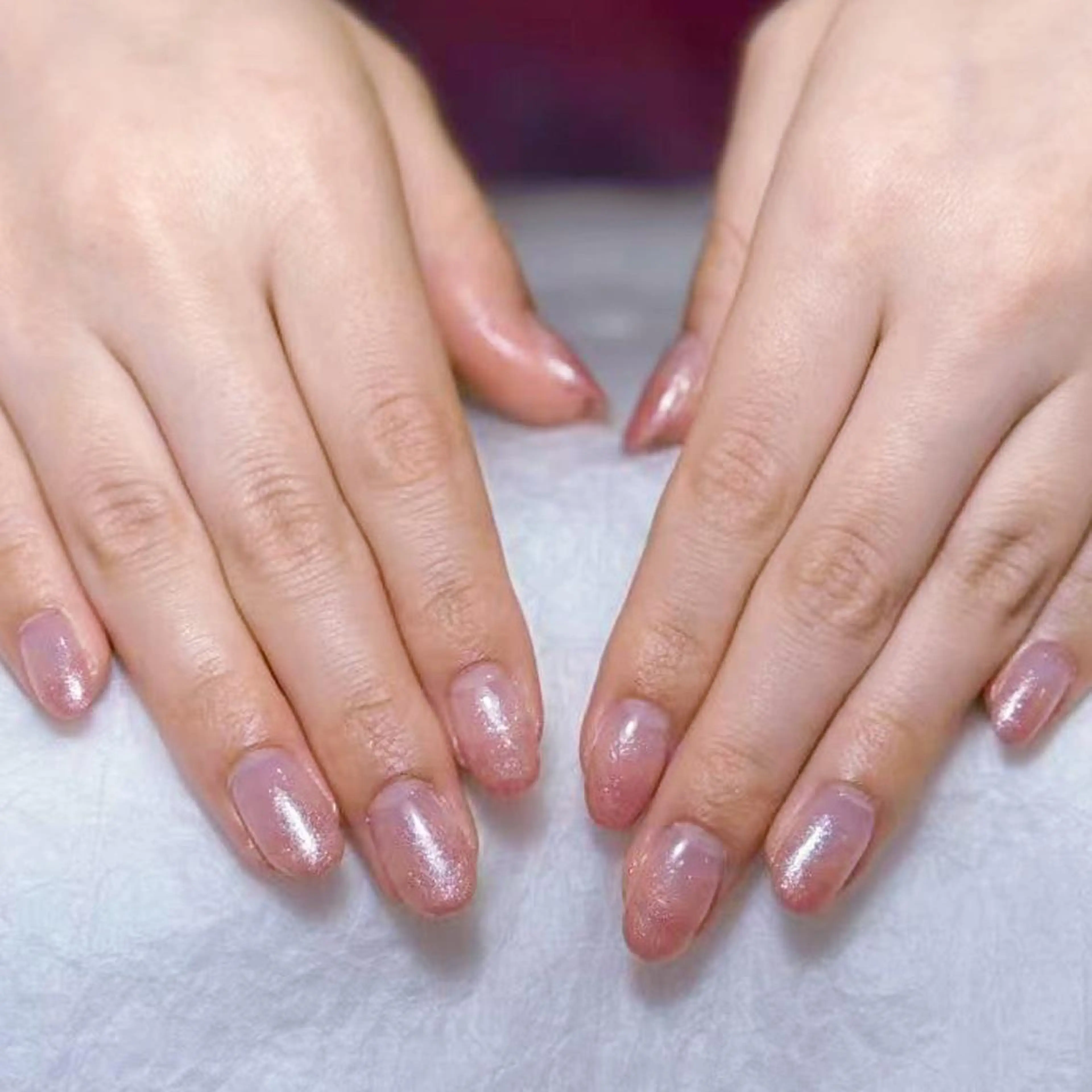 ネイル アートネイル オーロラネイル ガーリー キラキラネイル 韓国ネイル ハンドネイル DIAMOND 💅のネイルデザイン