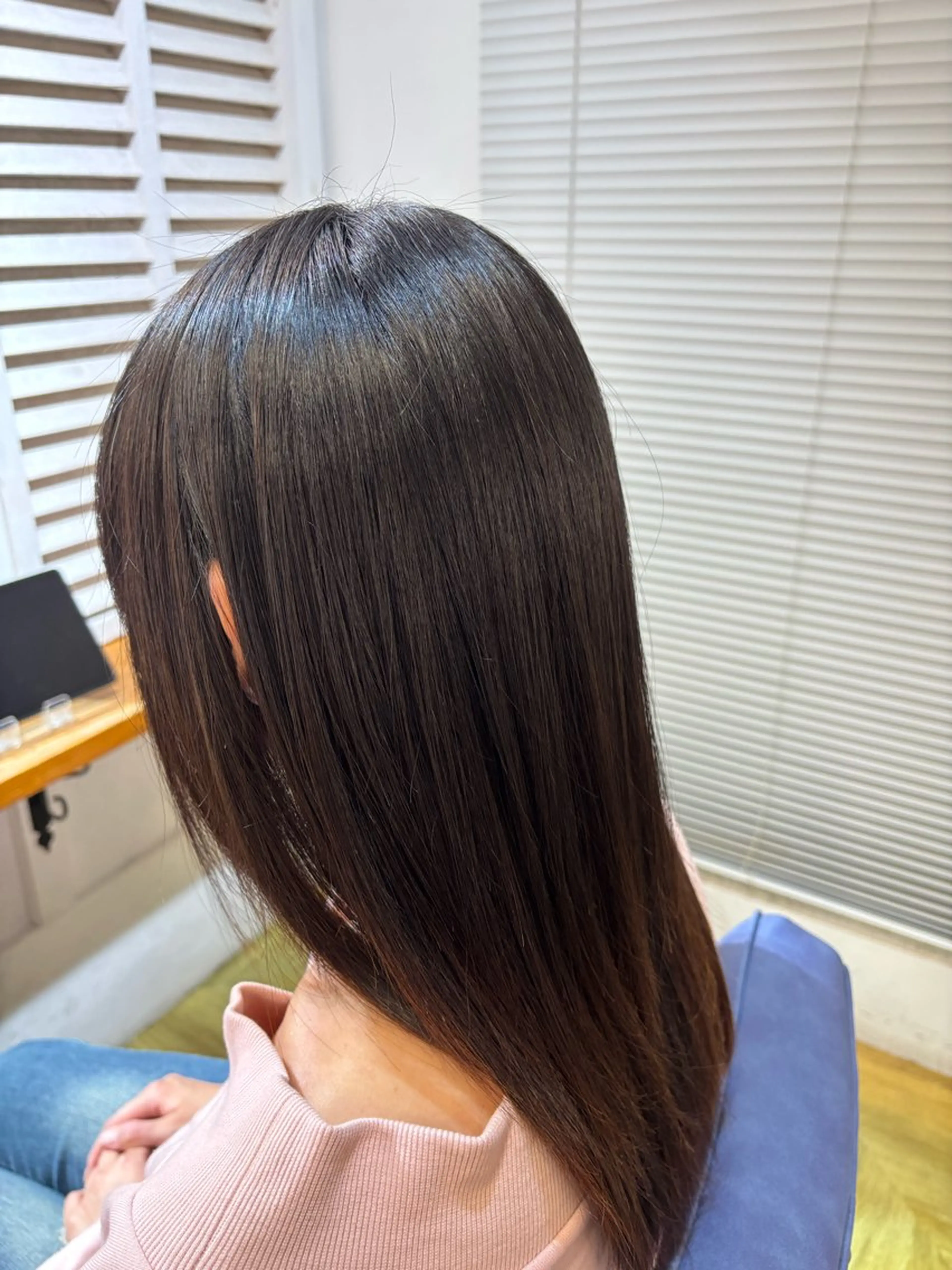 セミロング 髪質改善 《髪質改善カラー》 🧸kaede🍁のヘアスタイル