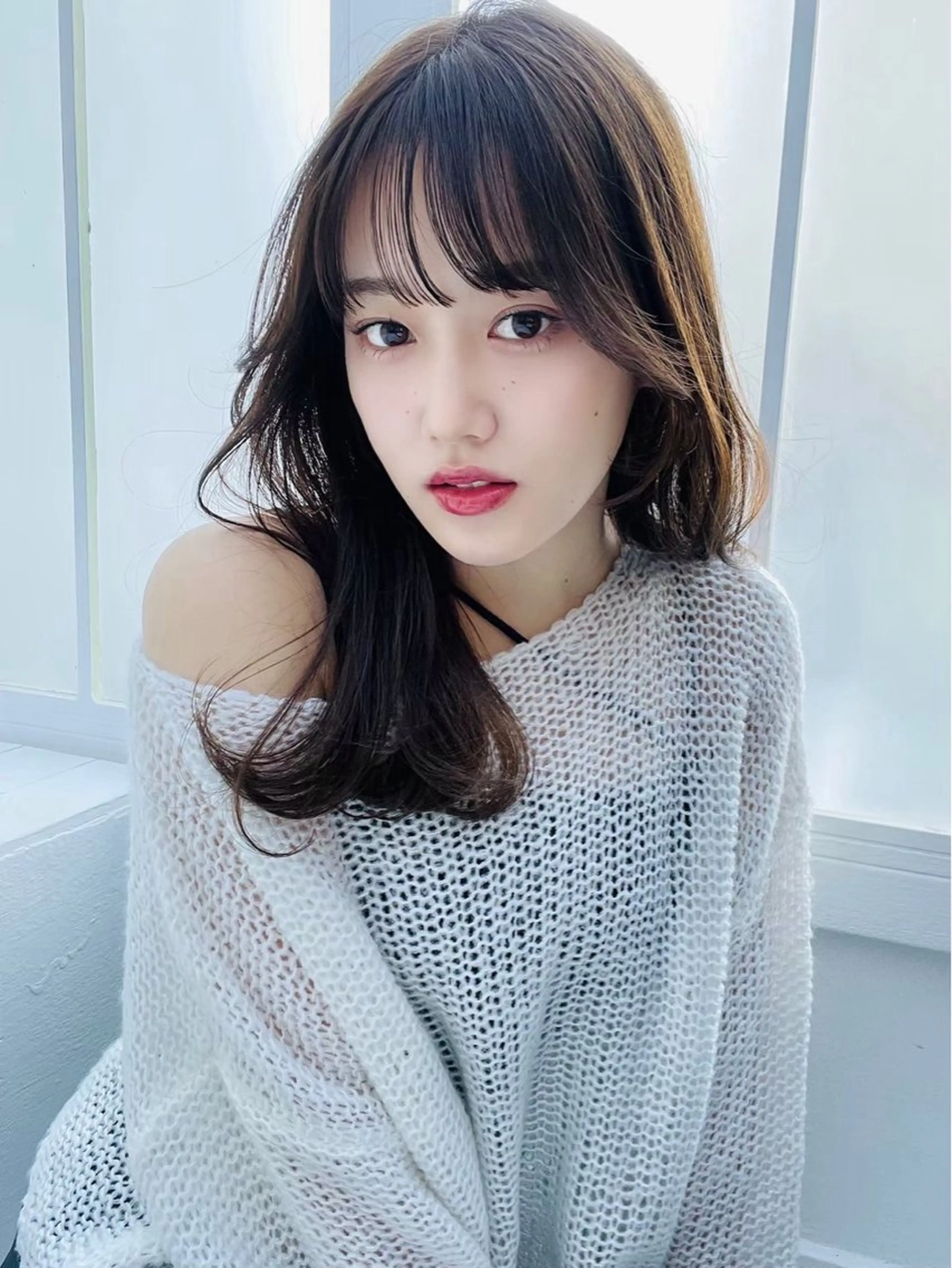 ミディアム 🌻 ayaka🌻のヘアスタイル