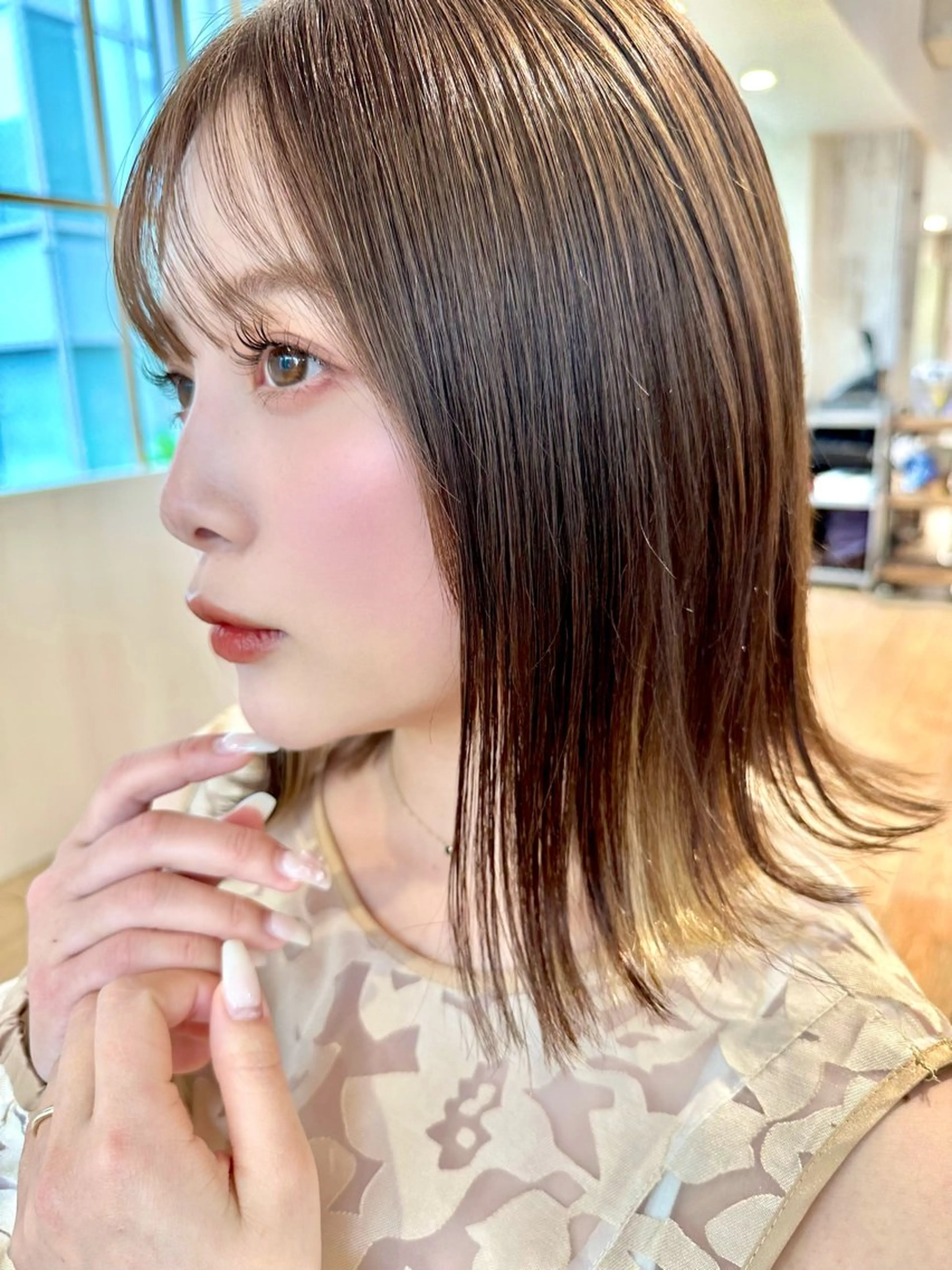 ミディアム カット トリートメント 市原 大翼のヘアスタイル