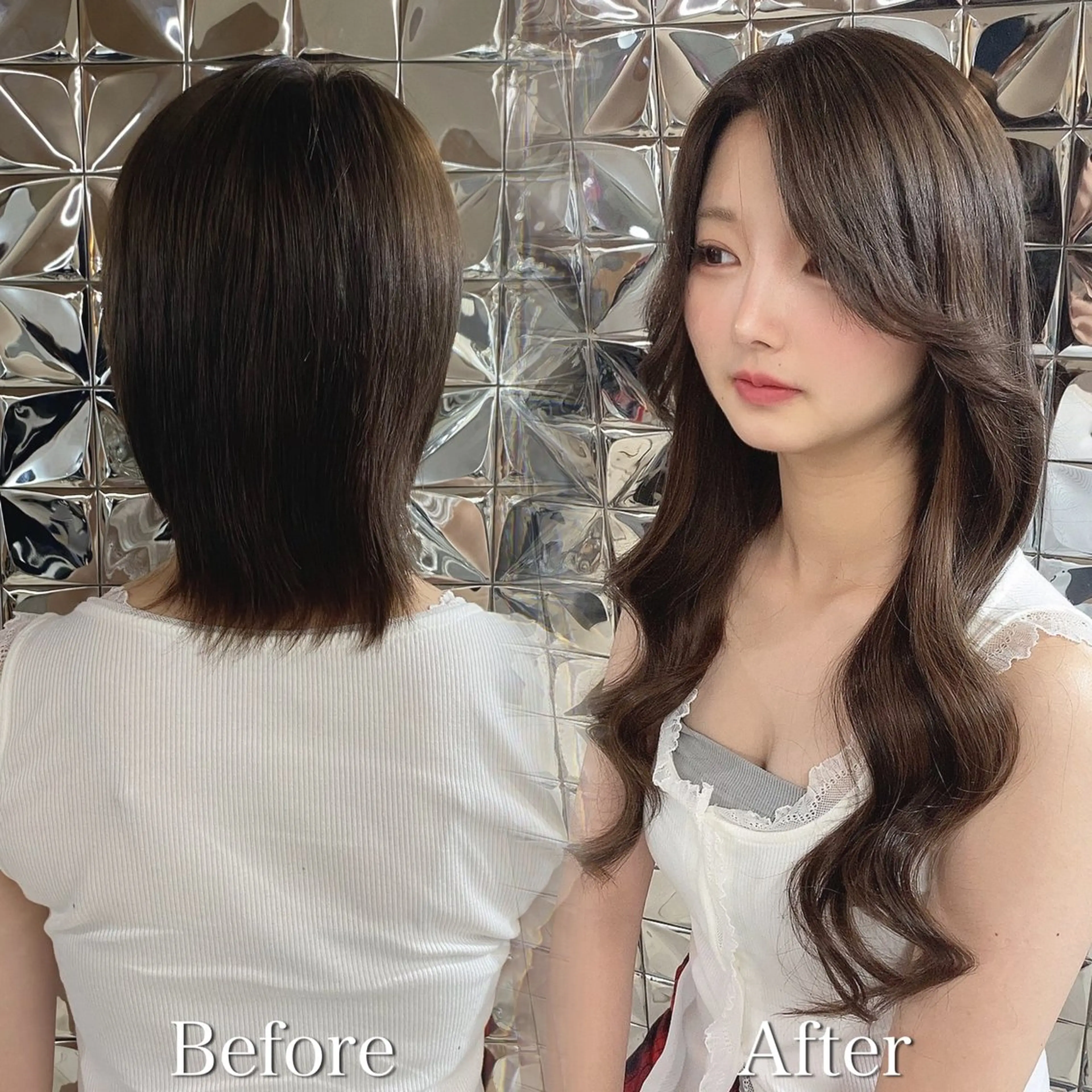 ロング エクステ ロング エクステ ラブスタシー Lilyのヘアスタイル