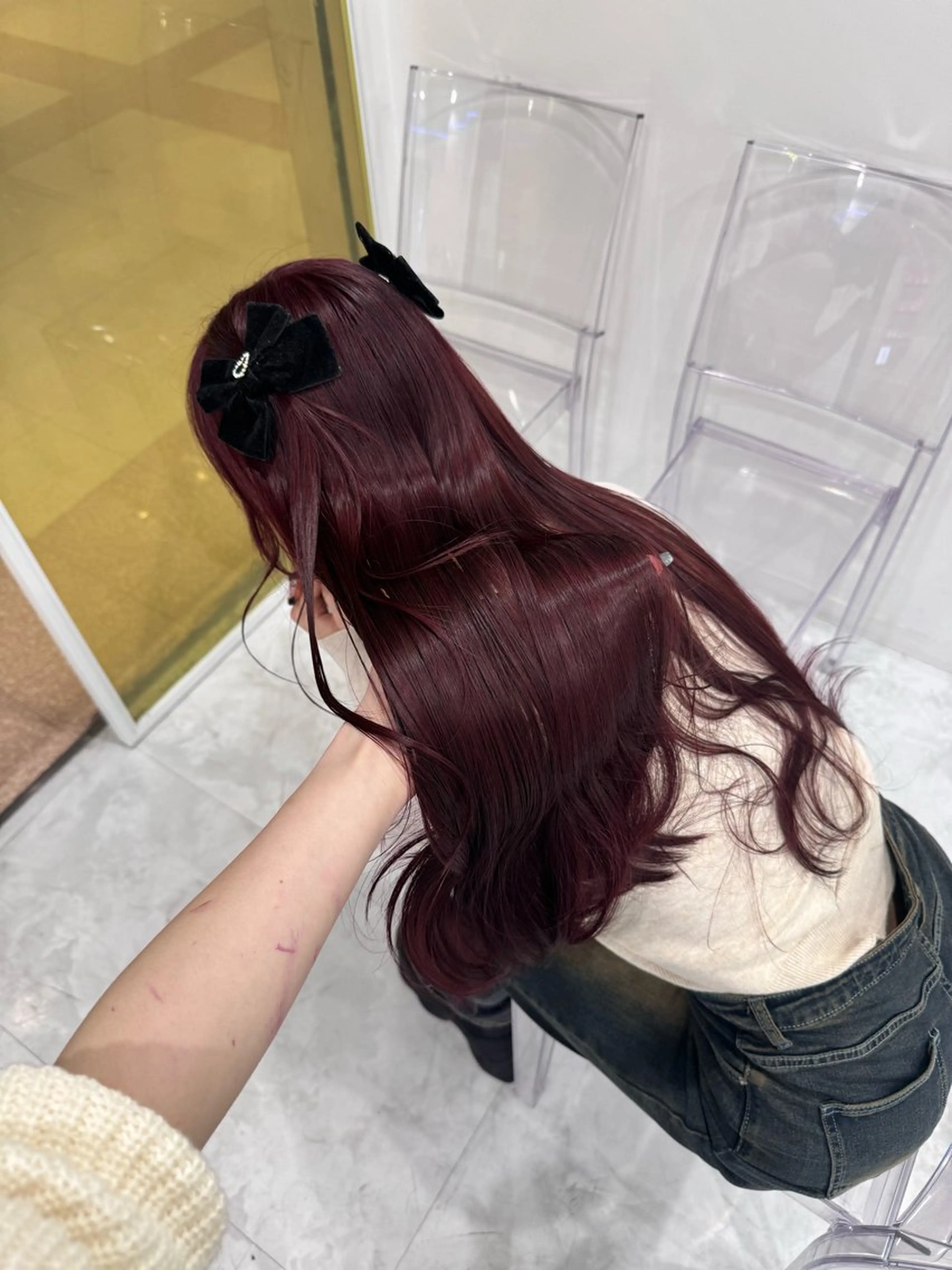 カラー akari🎀🤍 ガーリーstyleのヘアスタイル