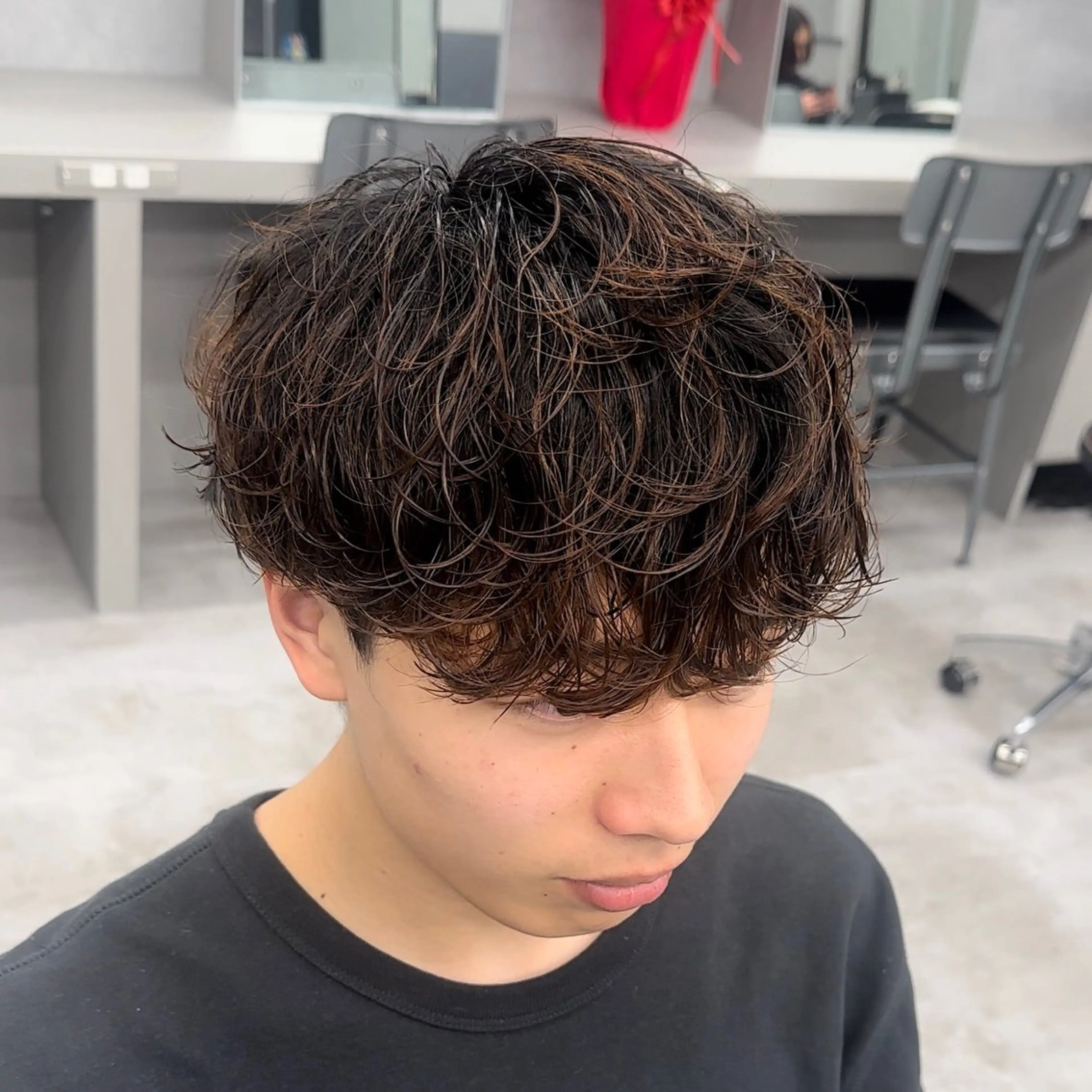 メンズ カット パーマ 🎖️似合わせメンズ パーマ🎖️カネキのヘアスタイル