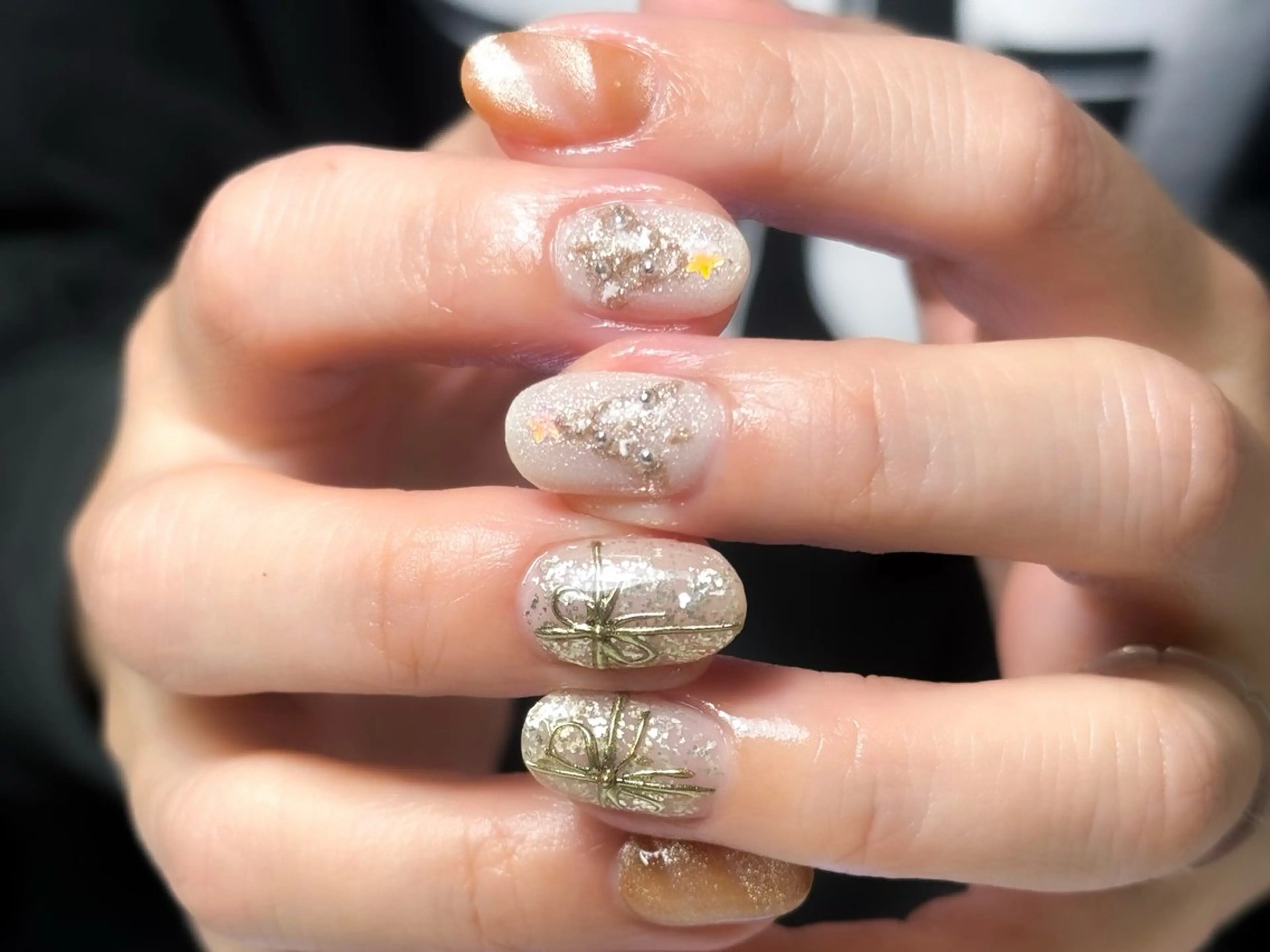 ミディアム サロン リムネイルのネイルデザイン