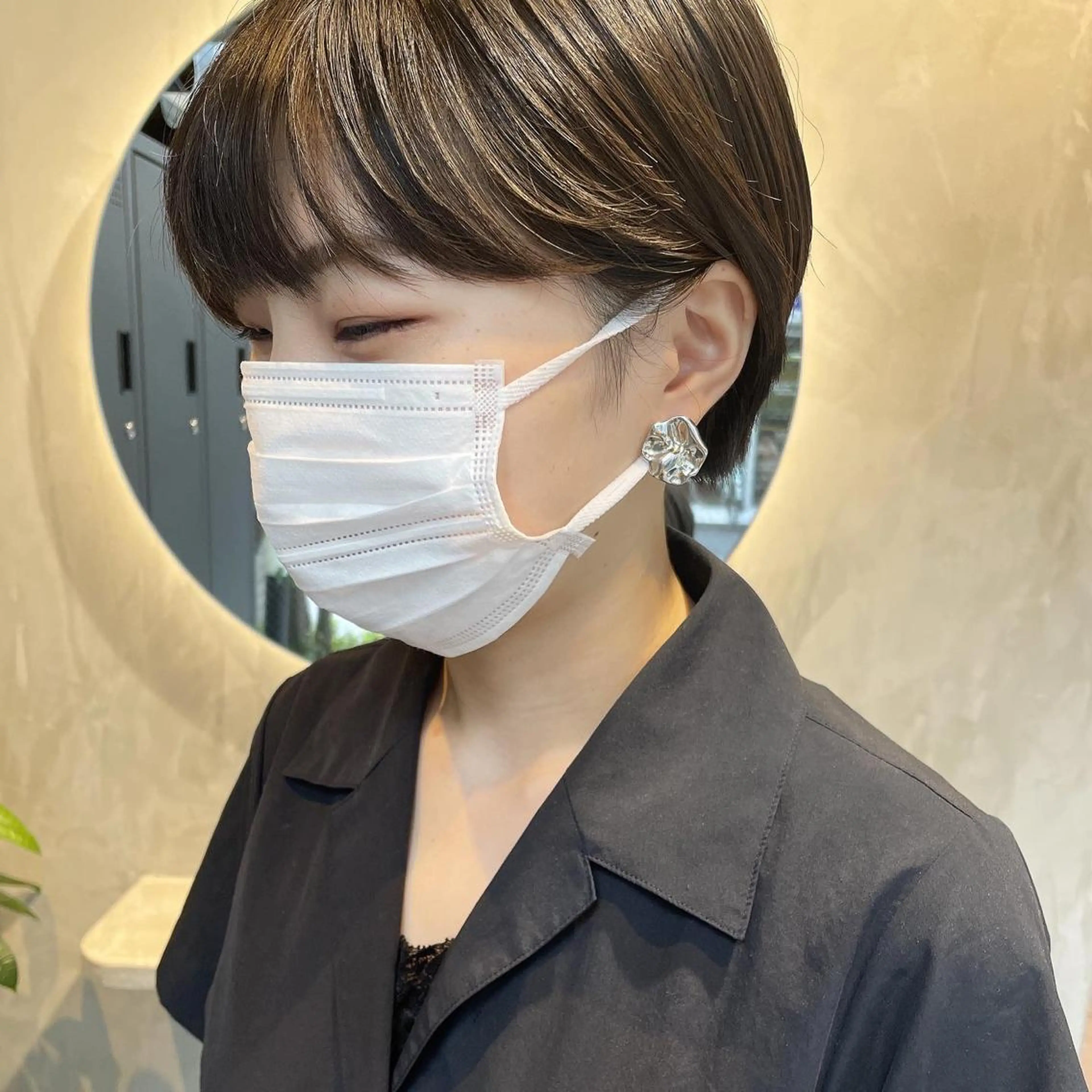 ショート カット ヘアカラー ヤマモト マイのヘアスタイル