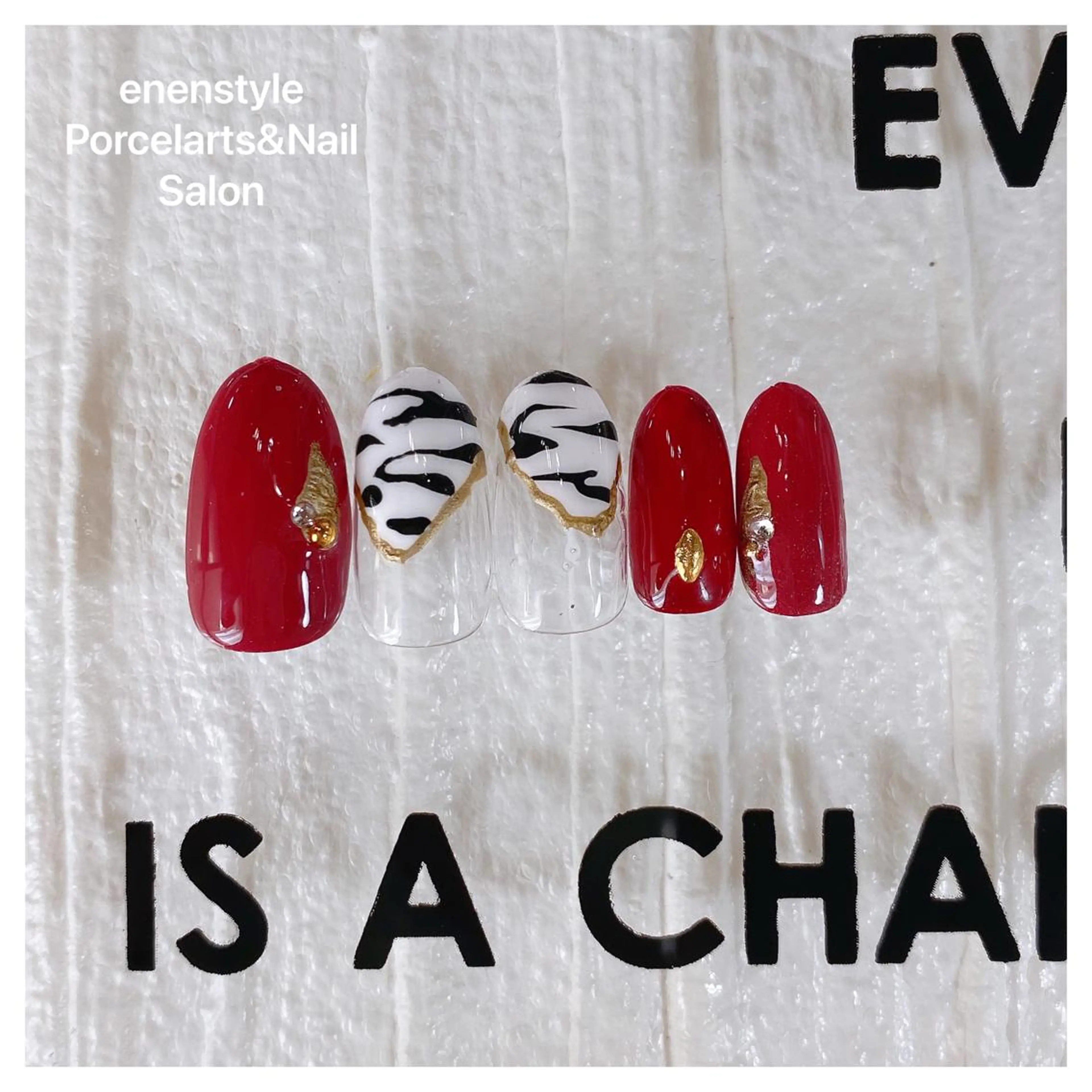 ミディアム ネイル ハンドネイル 👑enen style👑のネイルデザイン