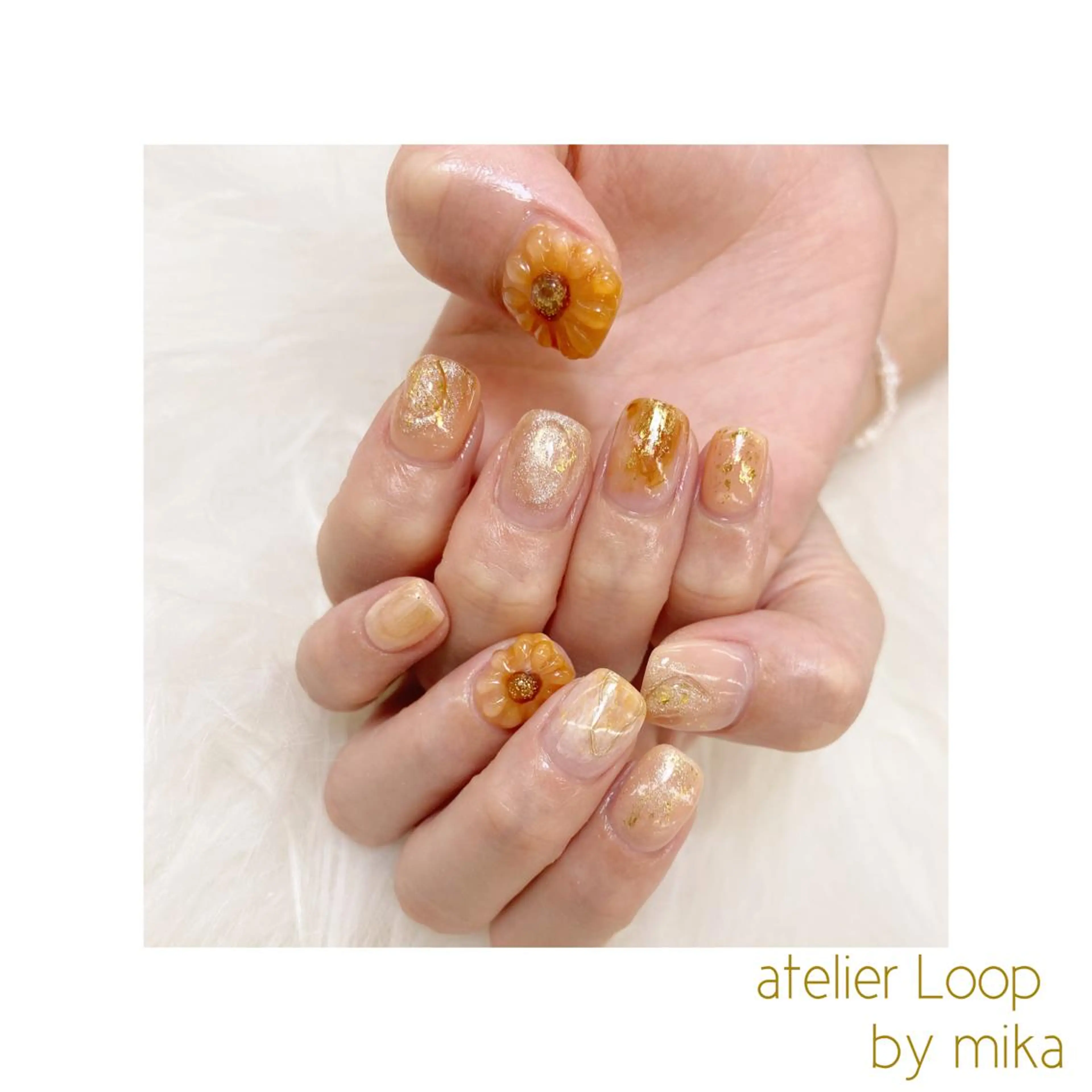 ネイル atelierLoopbyshiho所属・atelier Loop♪MIKAのネイルデザイン