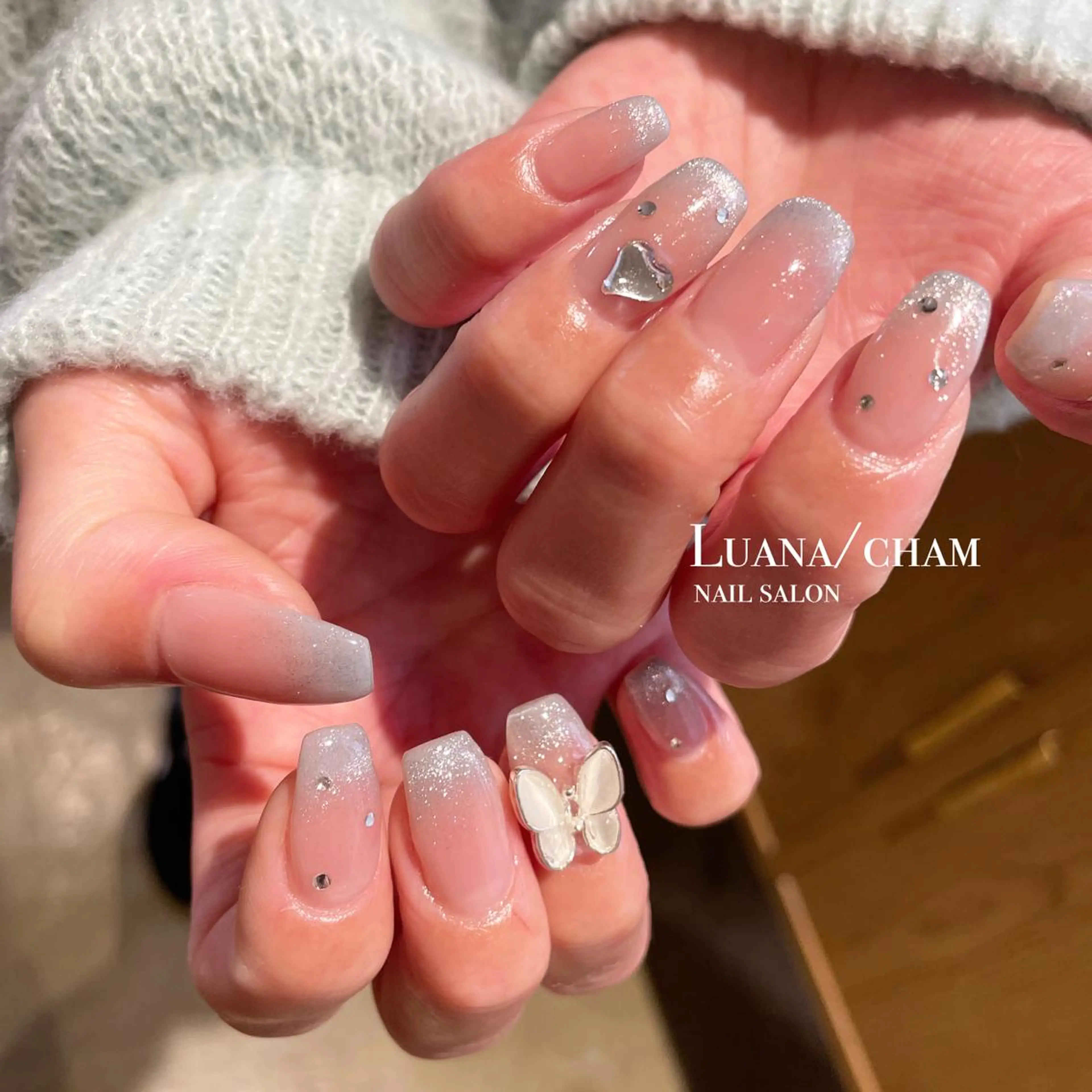ロング ネイル ハンドネイル nail salon neigeのネイルデザイン