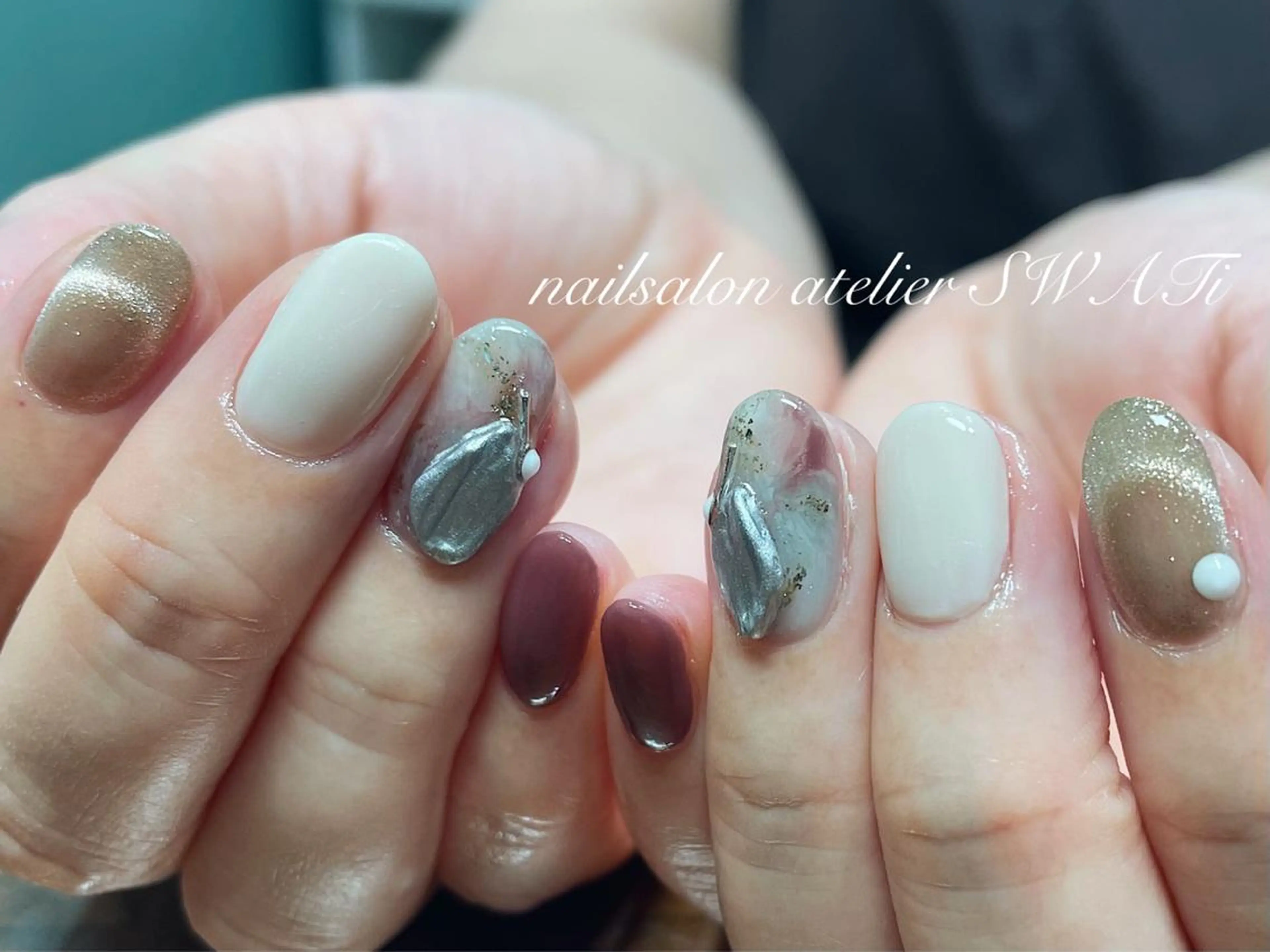 ネイル ヘアーサロン大野所属・nailsalon SWATiのネイルデザイン