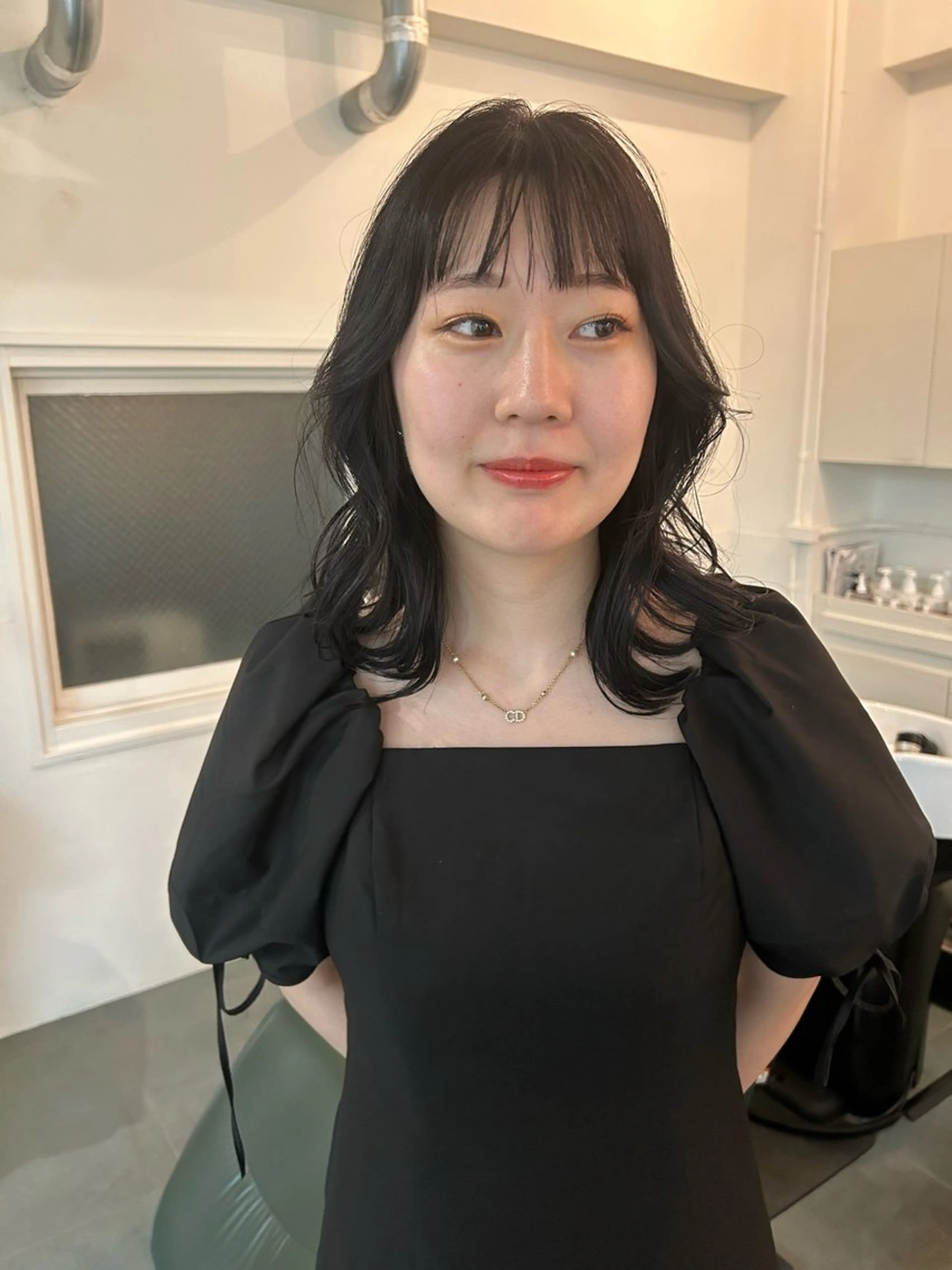 ミディアム 原 瑞希のヘアスタイル