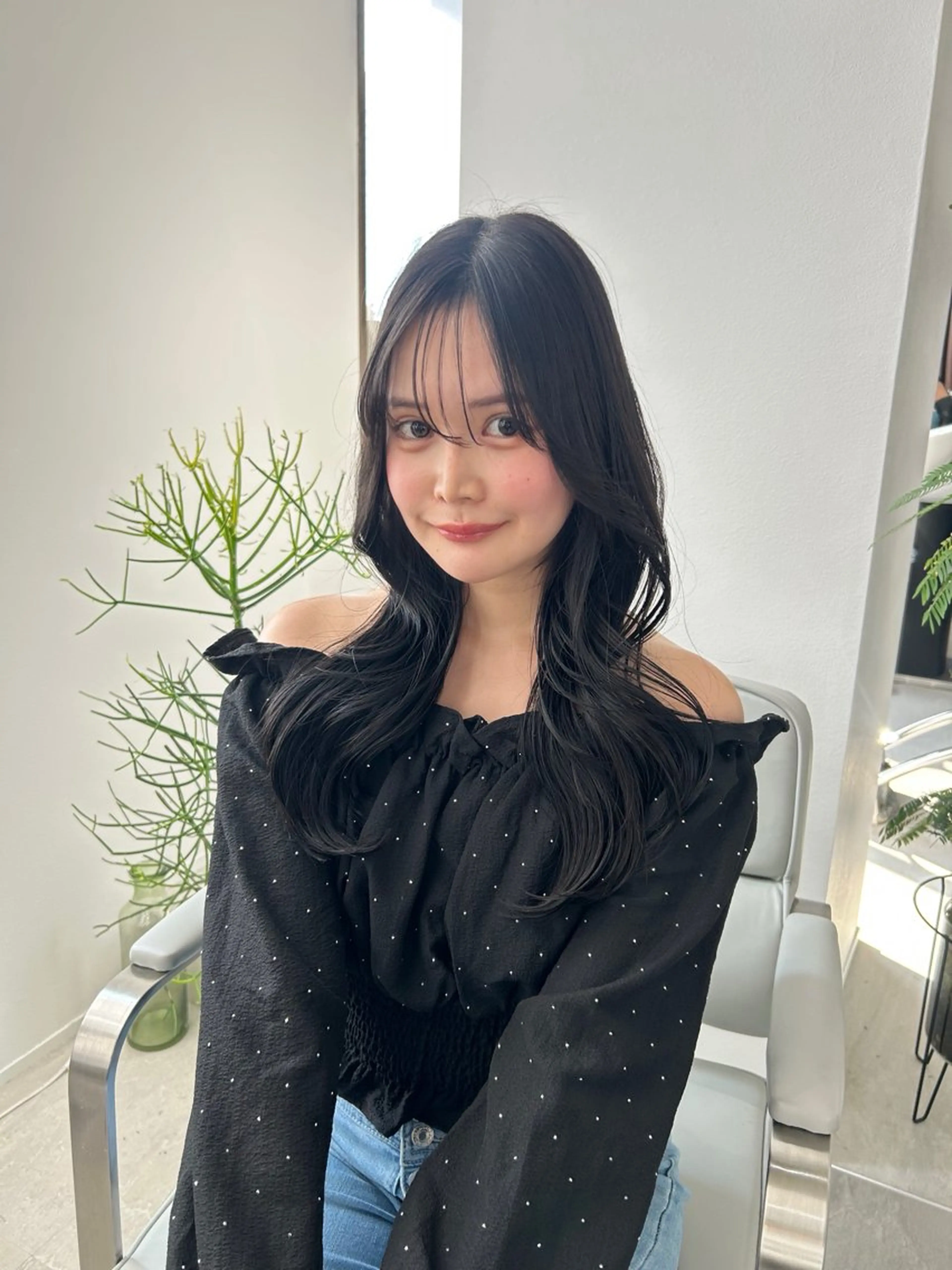 セミロング カラー ♡透明感/艶カラー /haruka♡のヘアスタイル