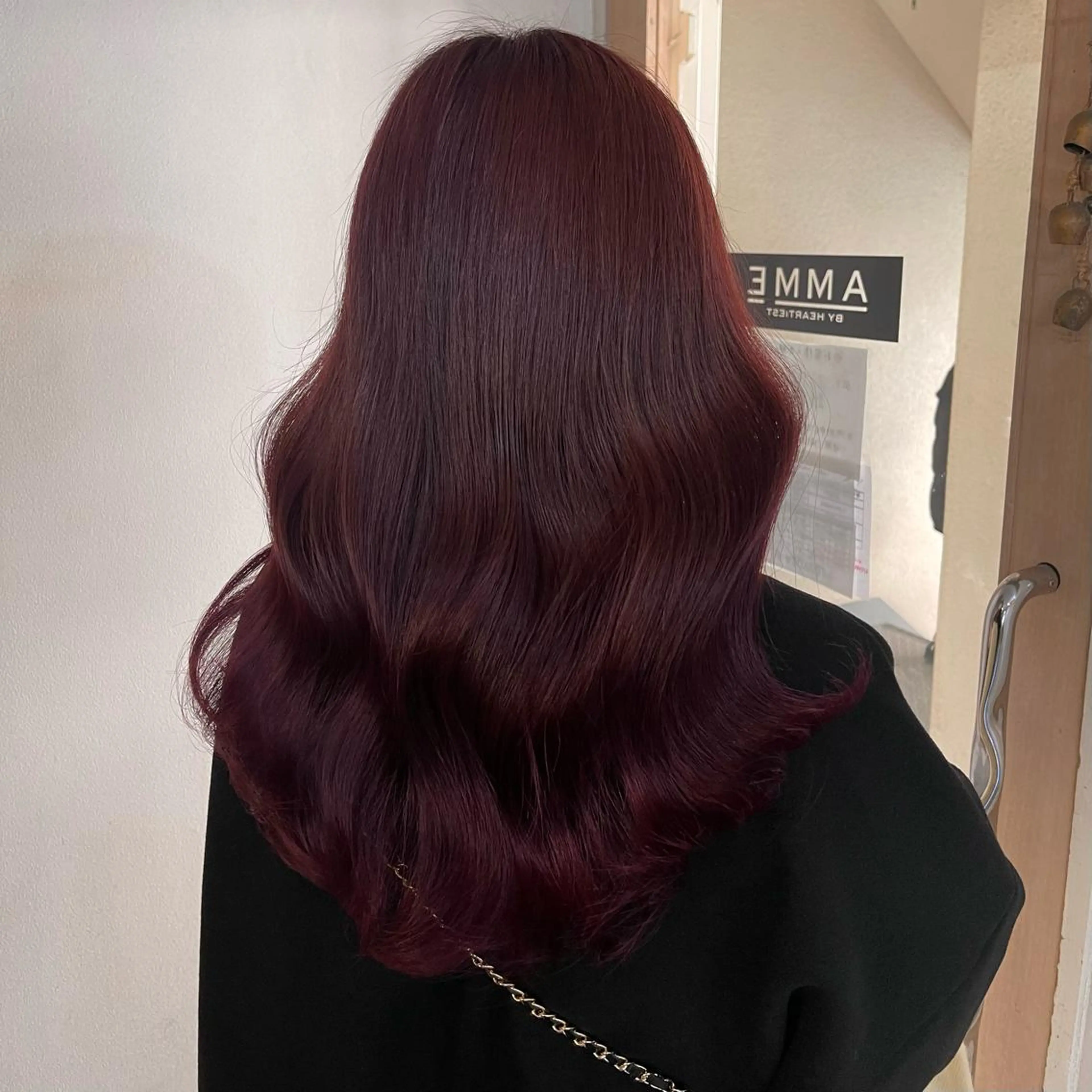 セミロング ヘアカラー トリートメント ナカヤマナナエ ♡のヘアスタイル