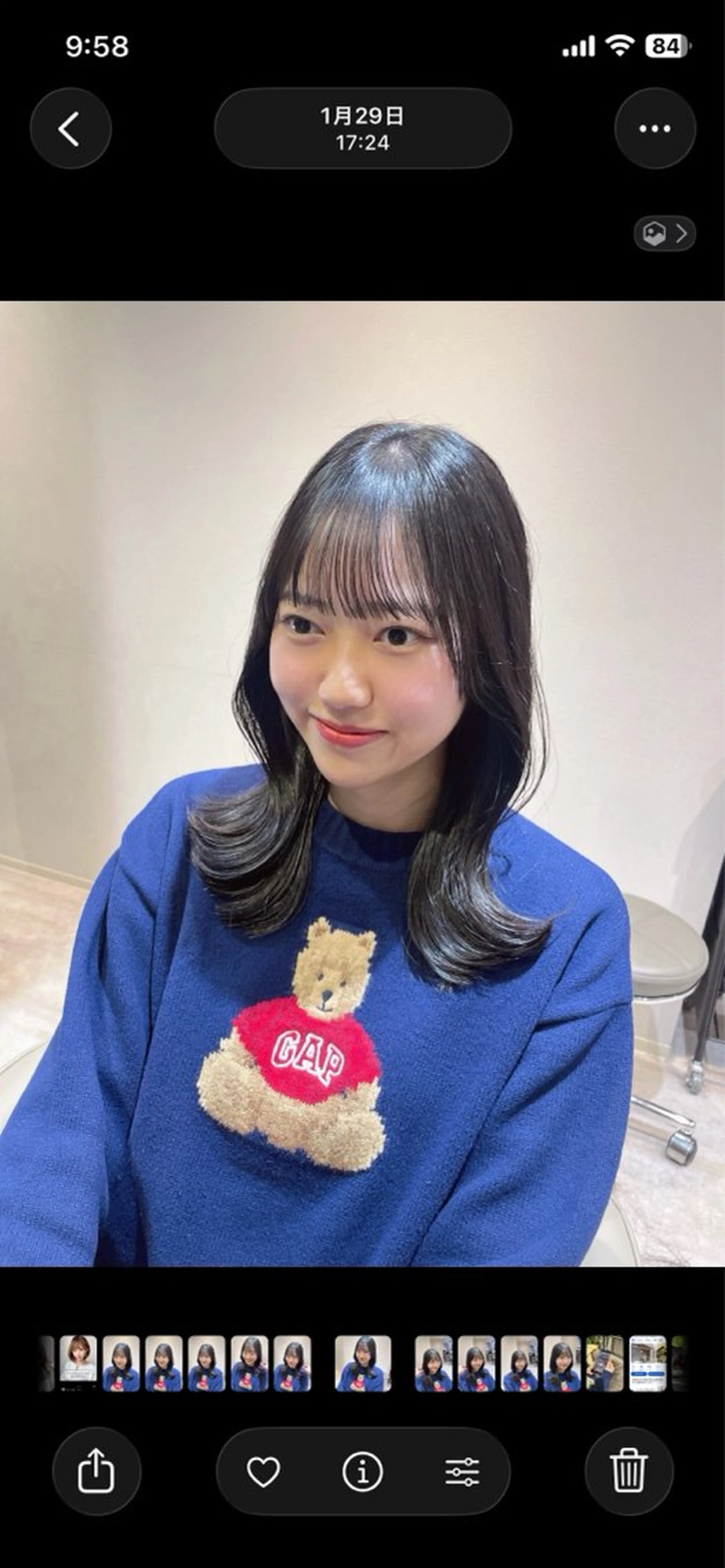 ミディアム くびれヘア レイヤーカット カット ヘアカラー トリートメント 顔周り/レイヤー🎀 natsumiのヘアスタイル