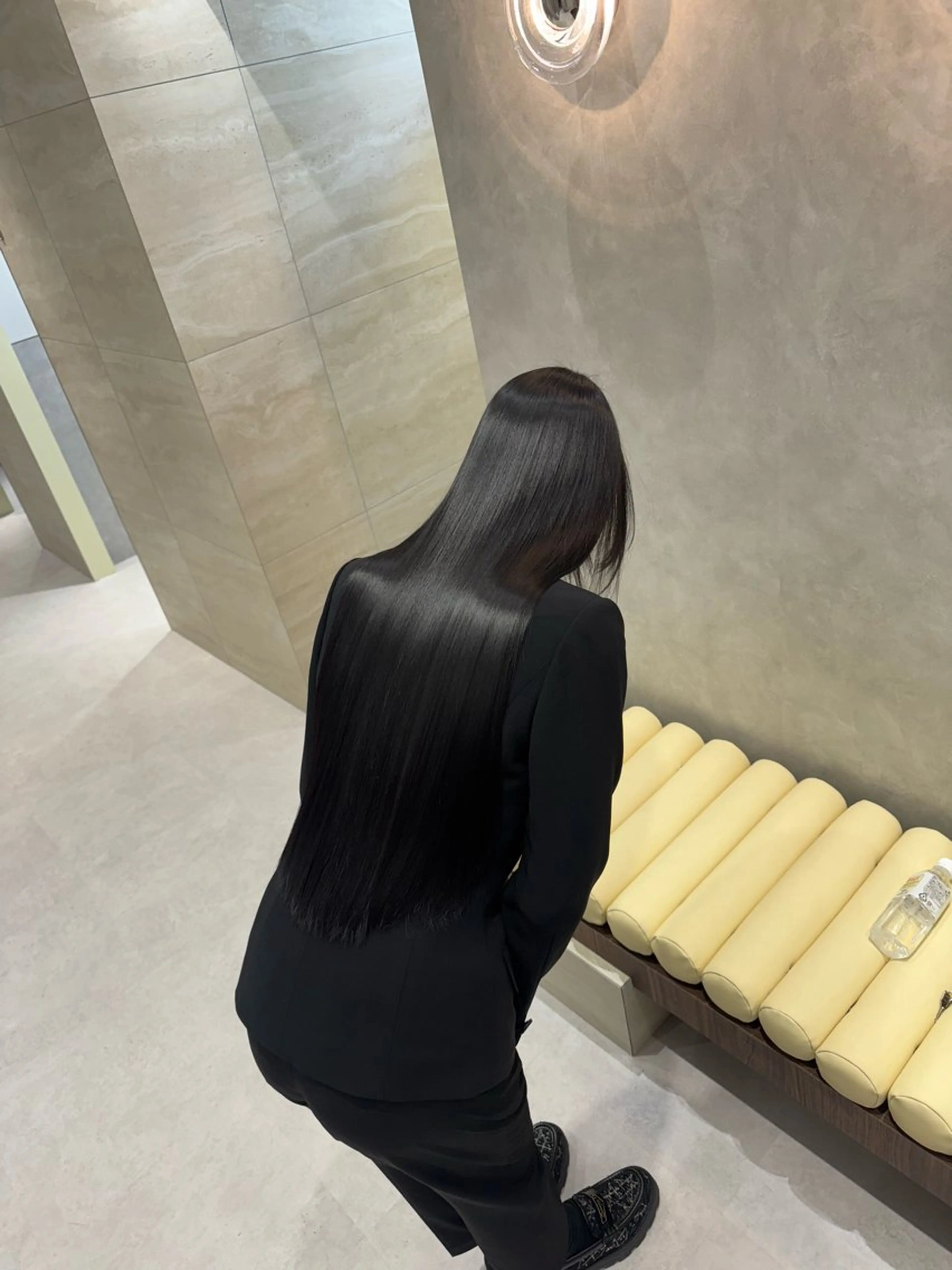 ロング 髪質改善 韓国風ヘア 縮毛矯正 SALOWIN east店6F所属・TAKUMI 【美髪特化】のヘアスタイル