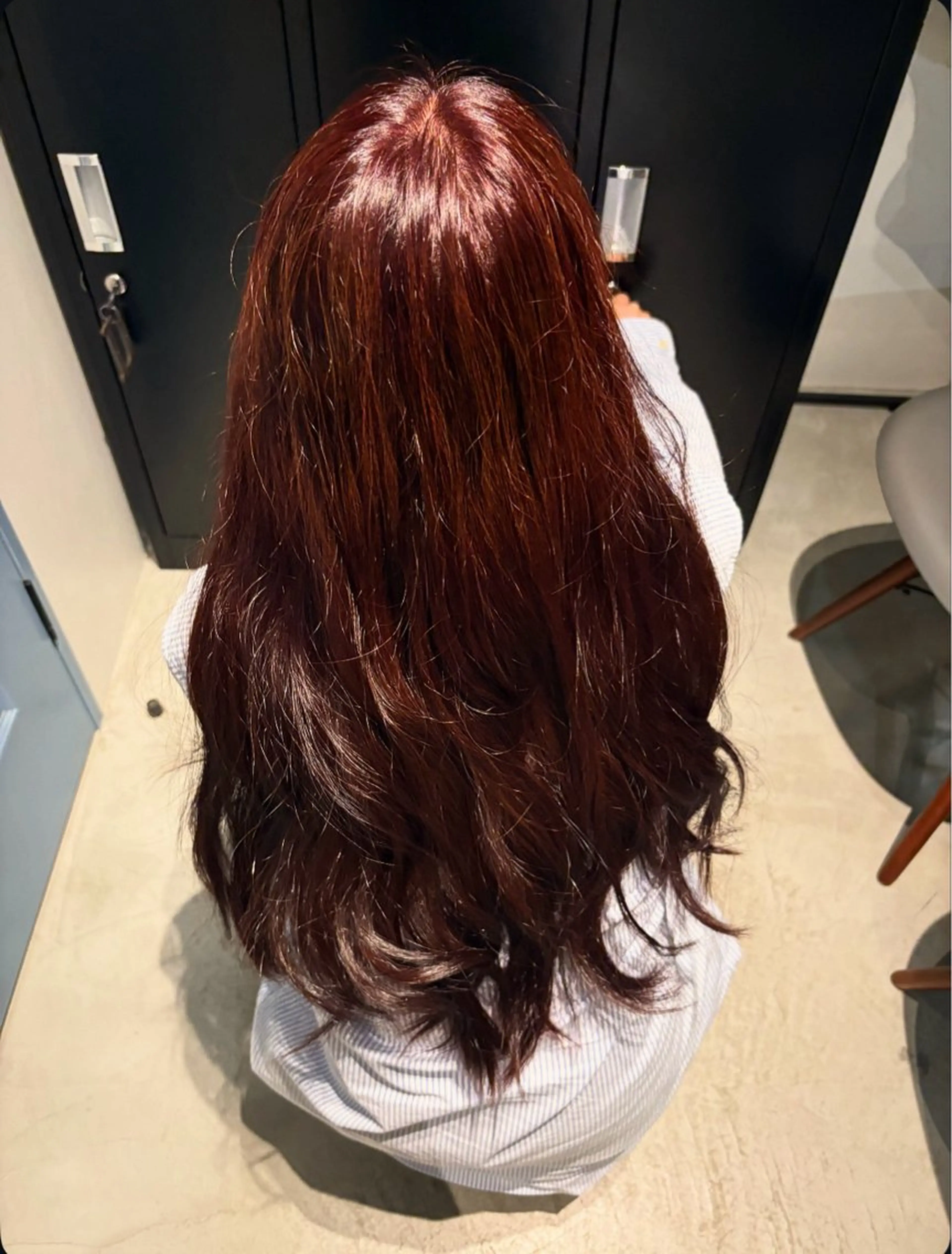 ロング ヘアカラー Cloe 博多所属・misuzu/博多 /Cloe/モデルのヘアスタイル