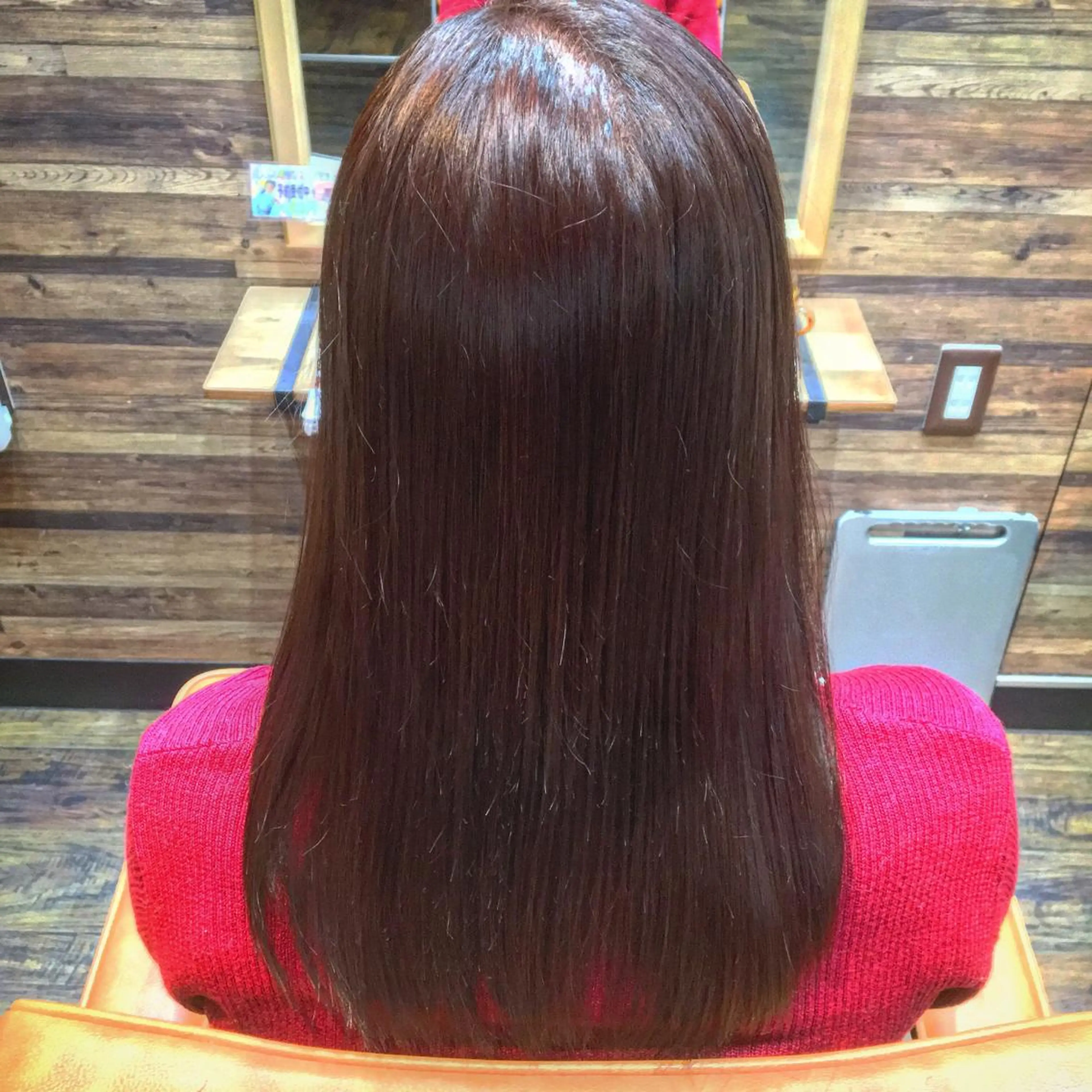 ロング カラー ピンクカラー レッドカラー MITSU ✂️のヘアスタイル