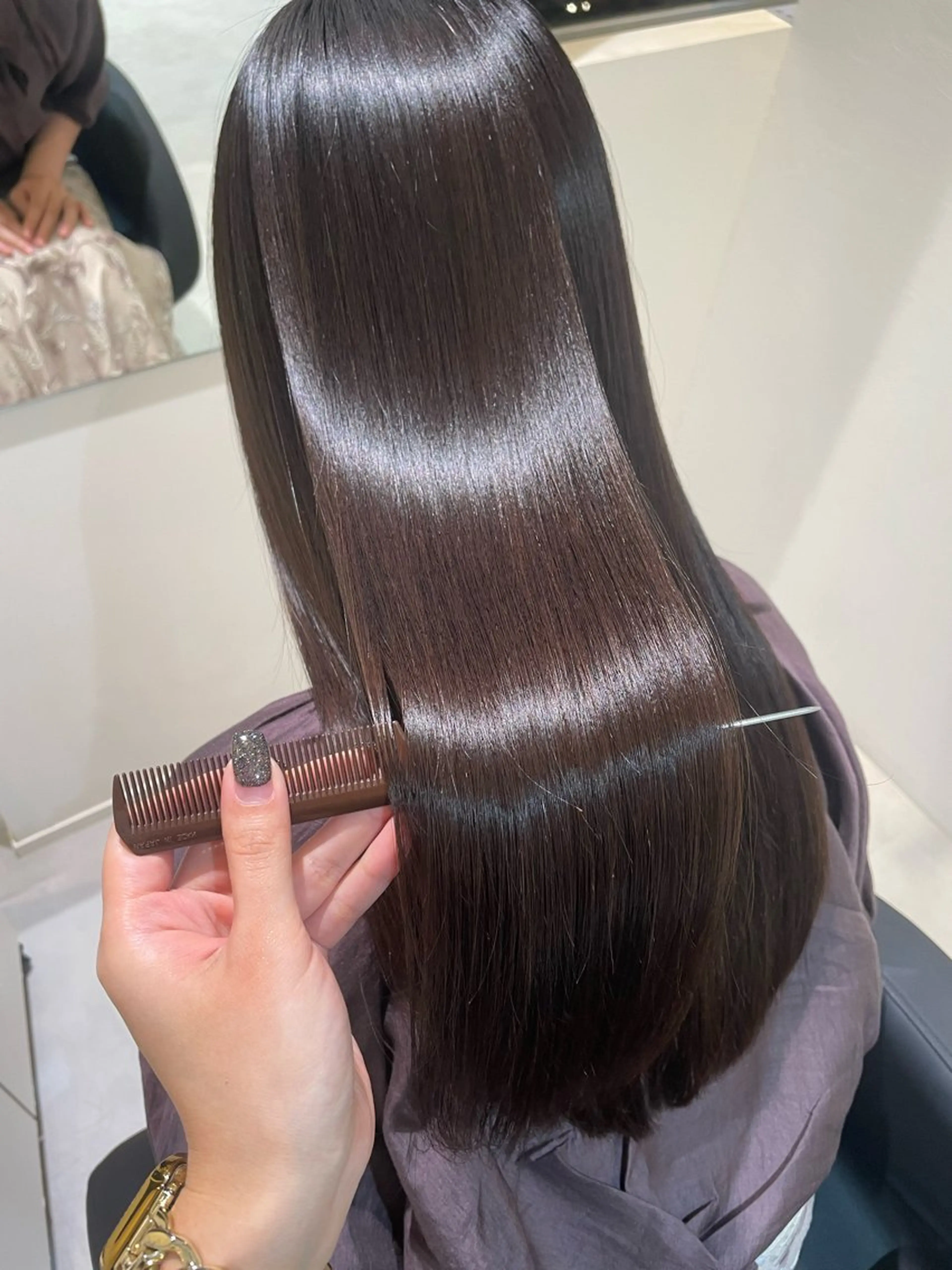 💖カット+艶カラー+保湿トリートメント💖の写真