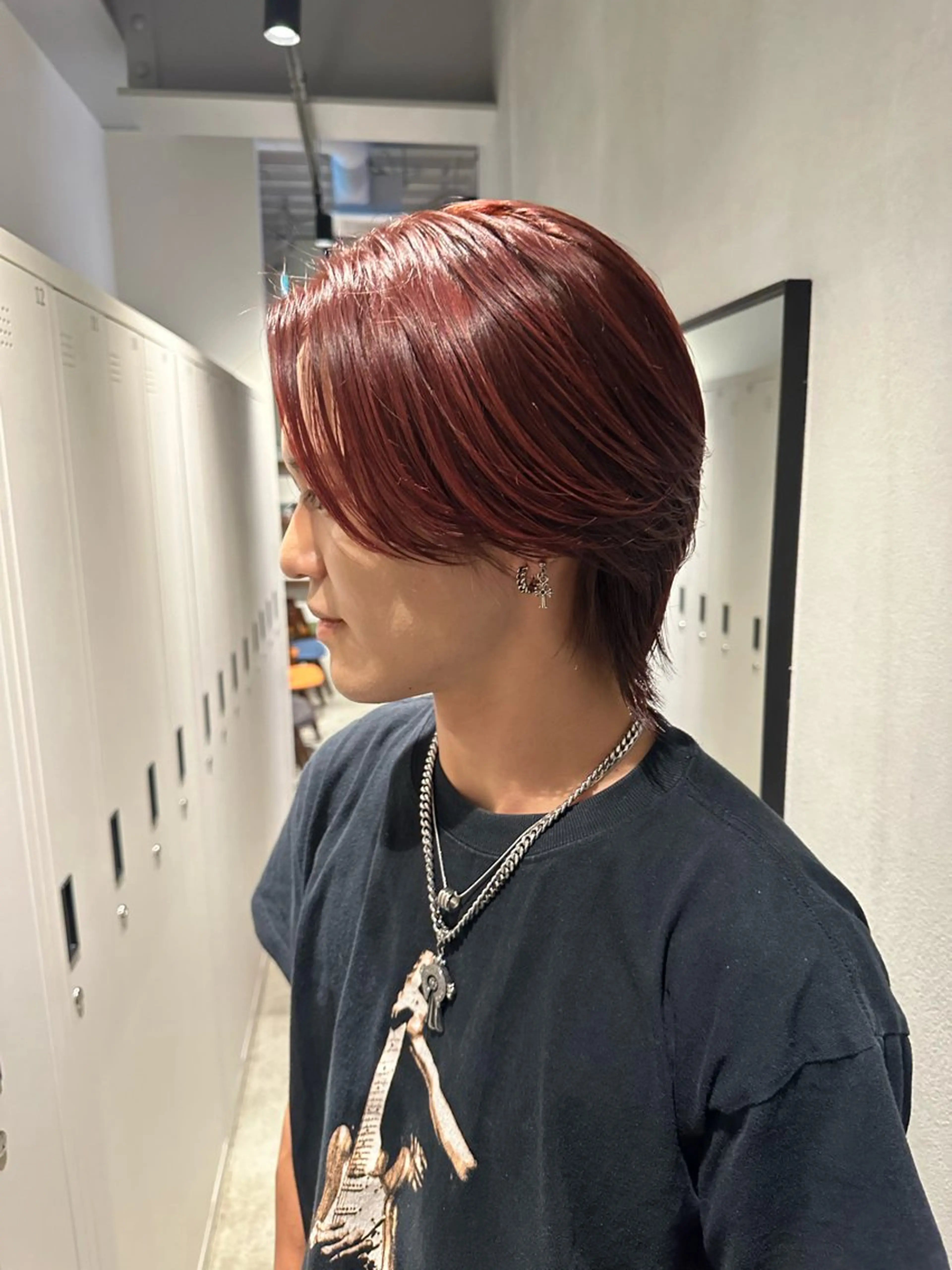 ショート カラー メンズ トリートメント クリスマス Aura所属・丸山 心 / 艶カラーのヘアスタイル