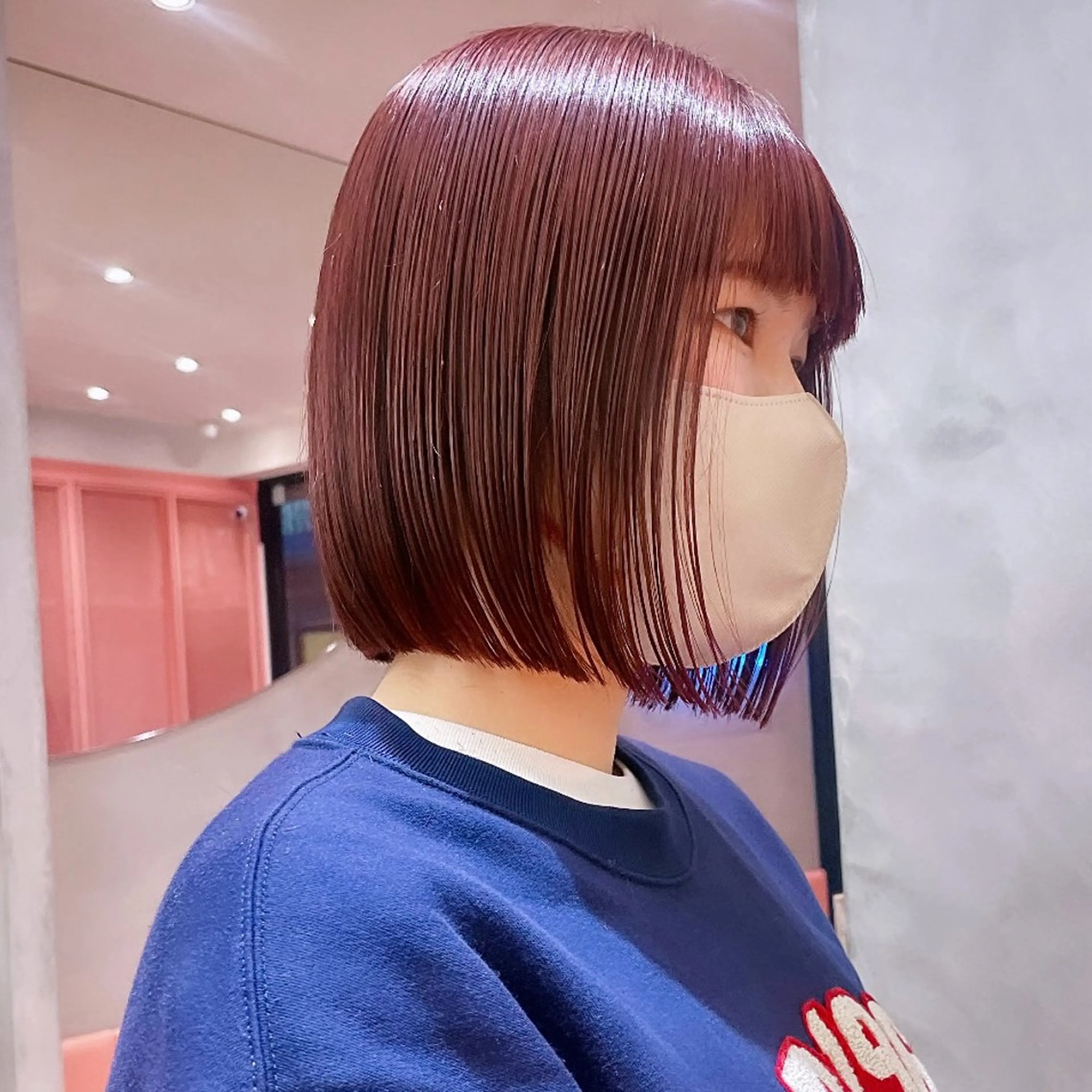 ショート Misaki /ボブ/縮毛矯正のヘアスタイル