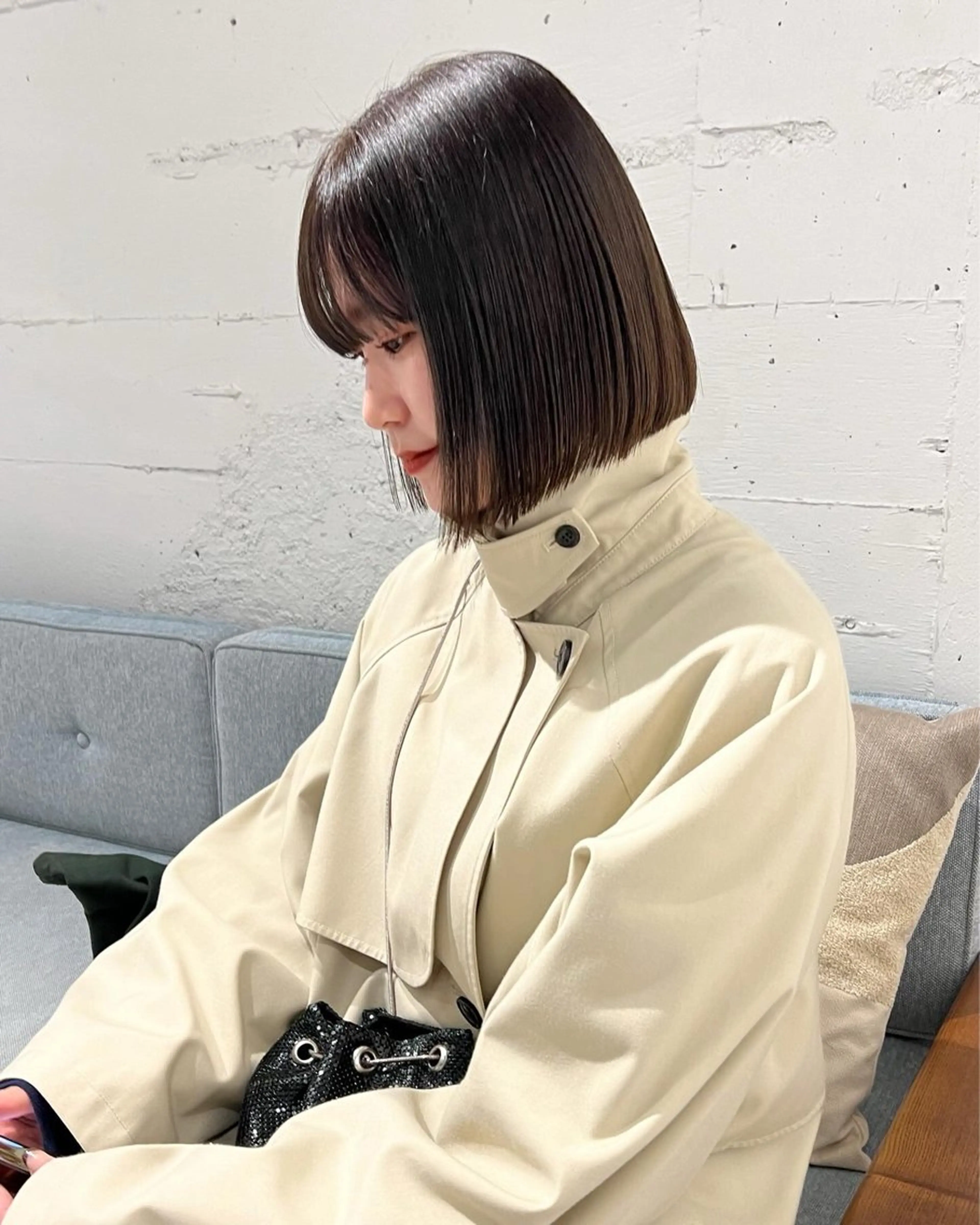 ショート 峯田 優花のヘアスタイル