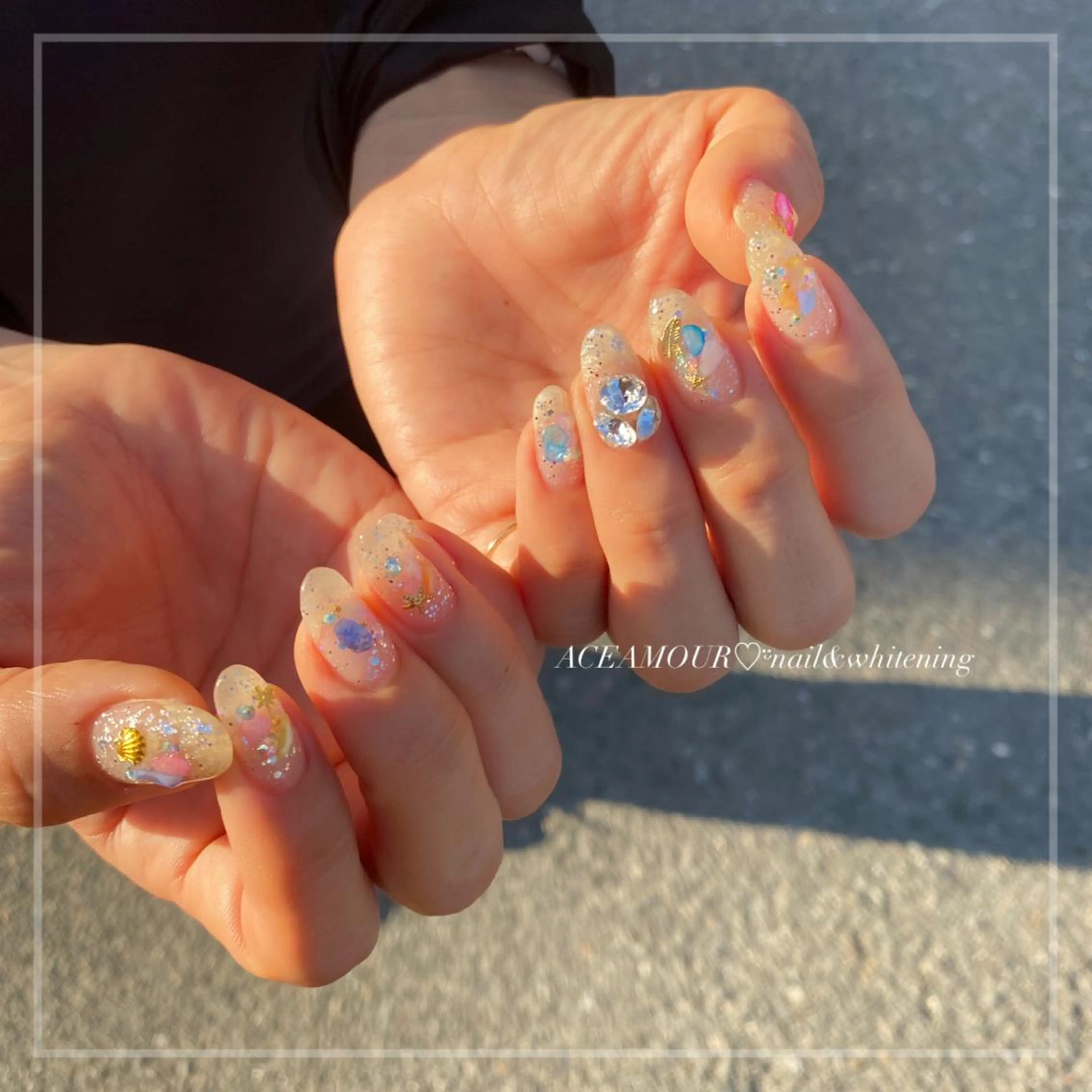 ネイル ネイル/耳つぼ /新ホワイトニングのネイルデザイン