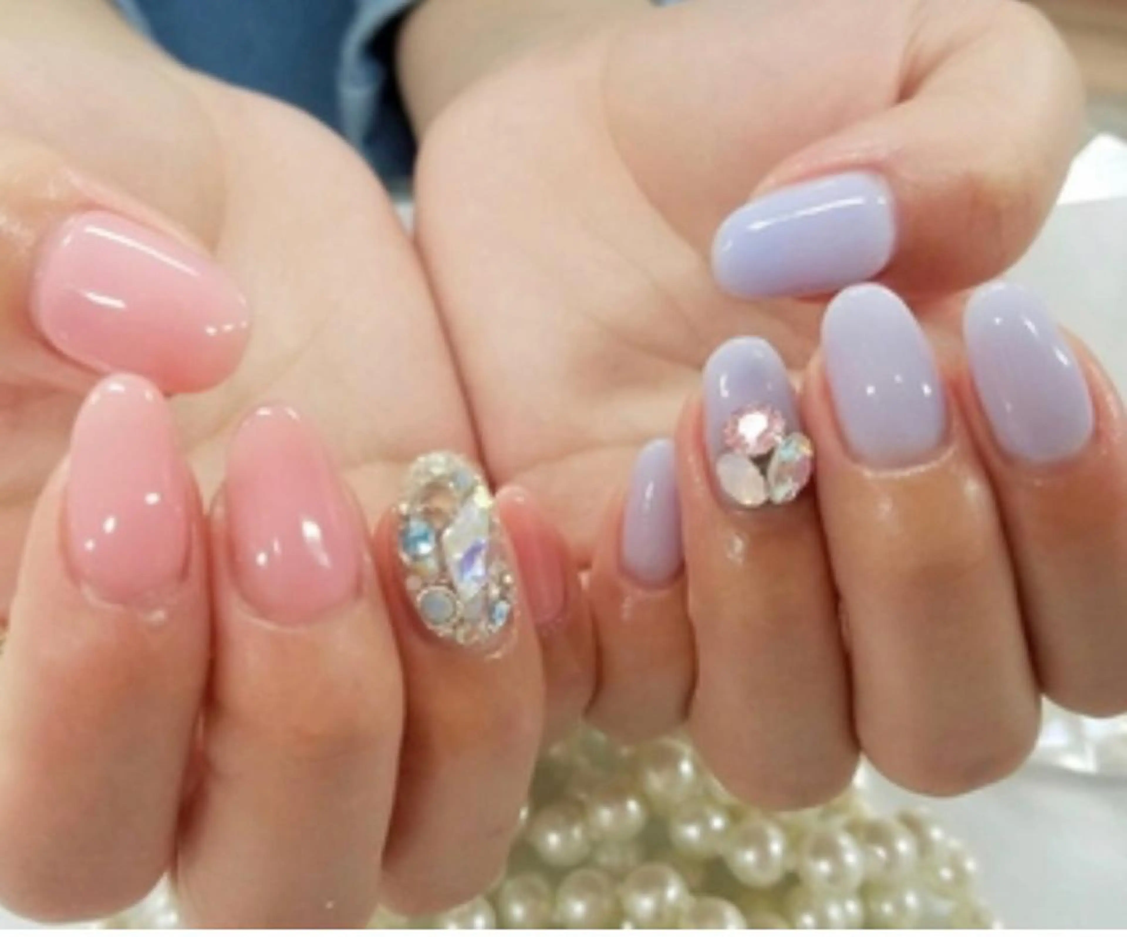 ソフトジェル ワンカラー デザイン2本の写真