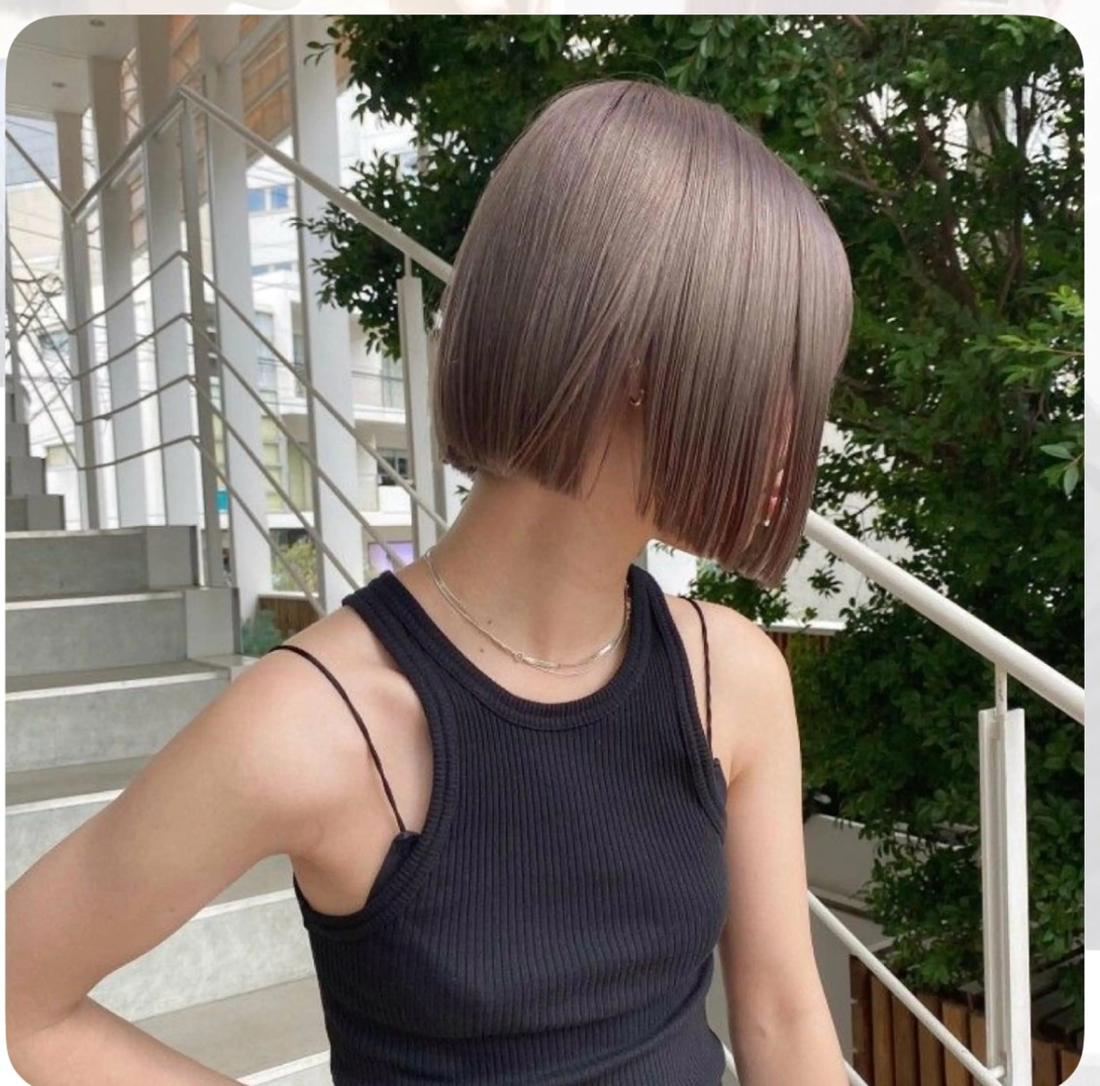 ショート youres hair恵比寿本店所属・縮毛矯正×レイヤー カット/飯田 輝のヘアスタイル