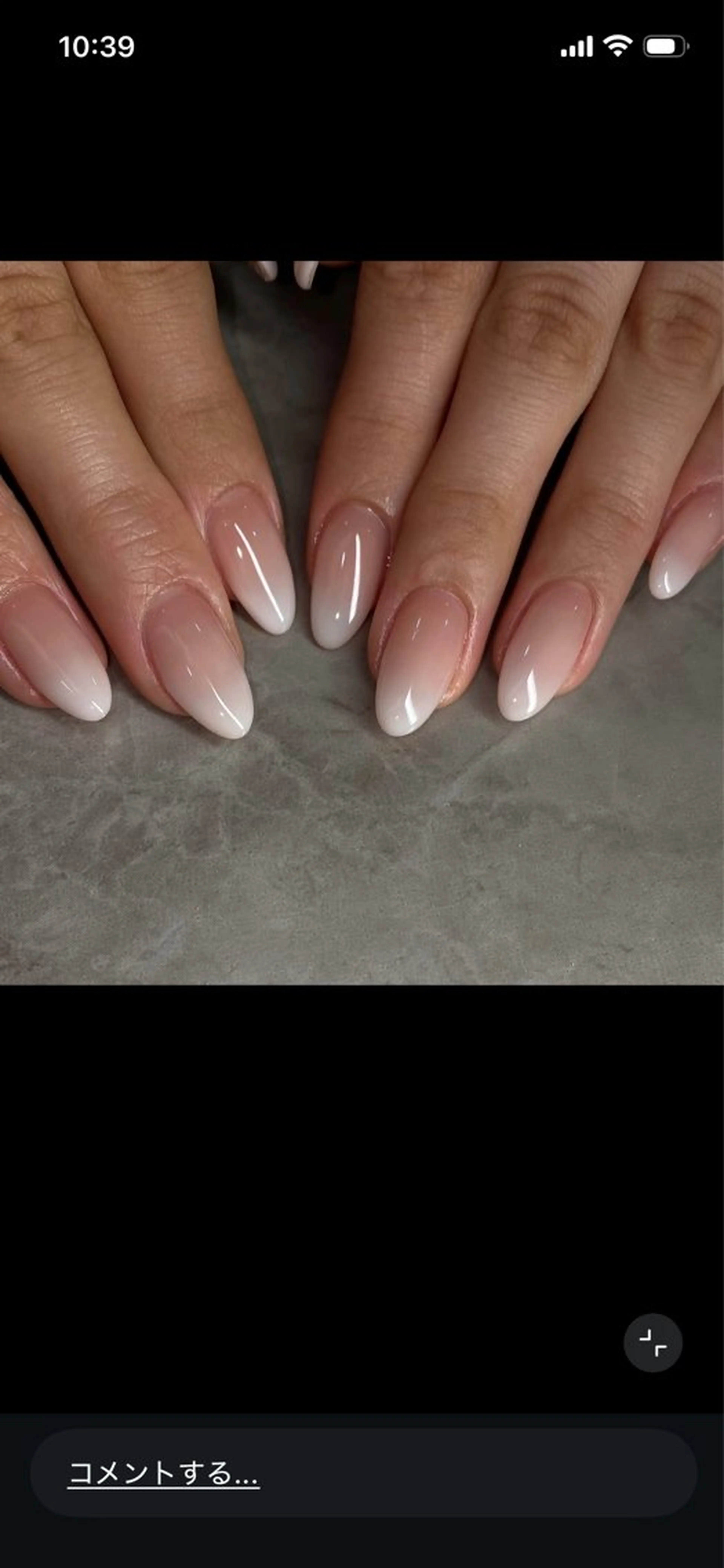 ネイル グラデーション シンプルネイル ハンドネイル ma riのネイルデザイン