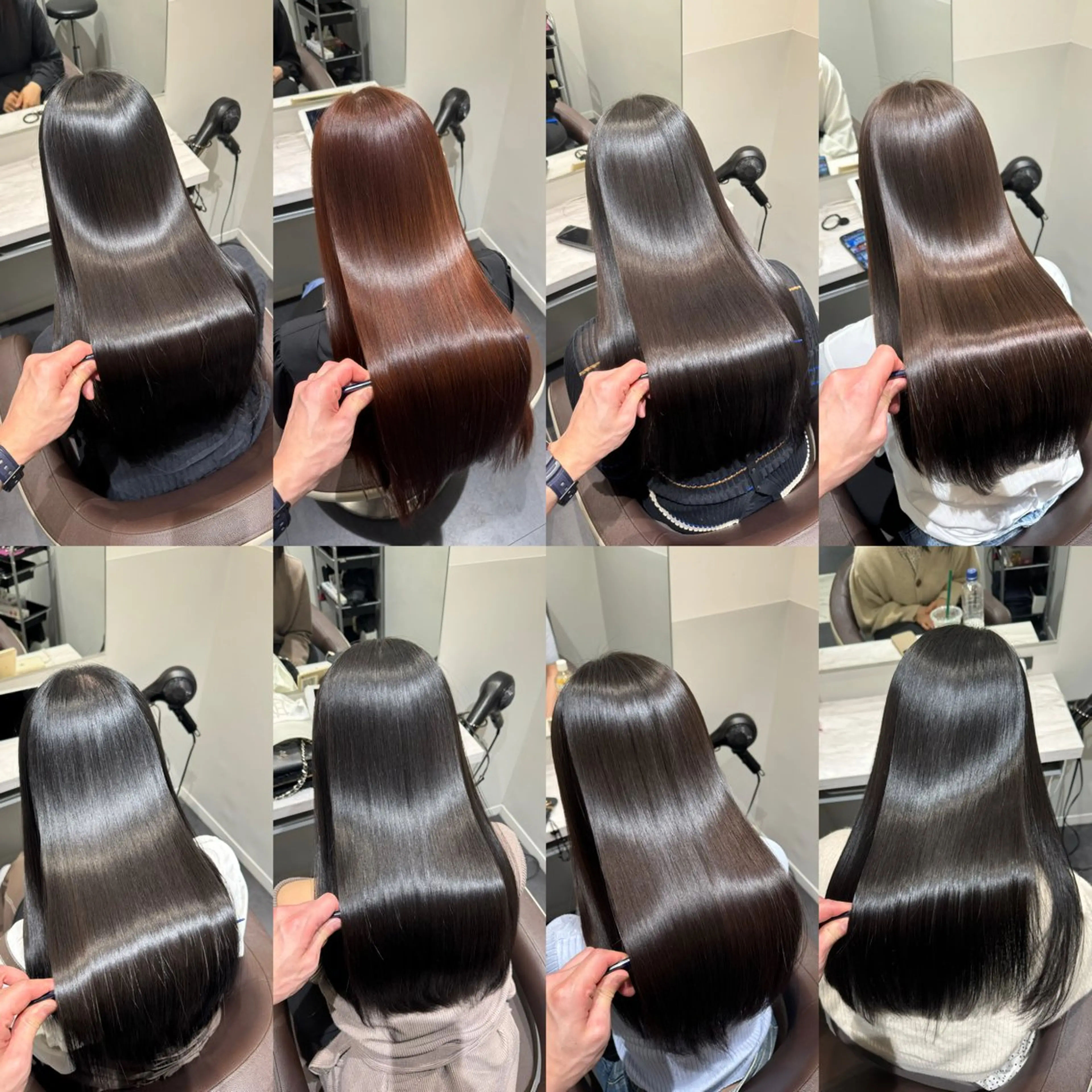 ロング カラー 髪質改善 韓国風ヘア トリートメント 酸性ストレート 酸熱トリートメント SALOWIN east店6F所属・TAKUMI 【美髪特化】のヘアスタイル