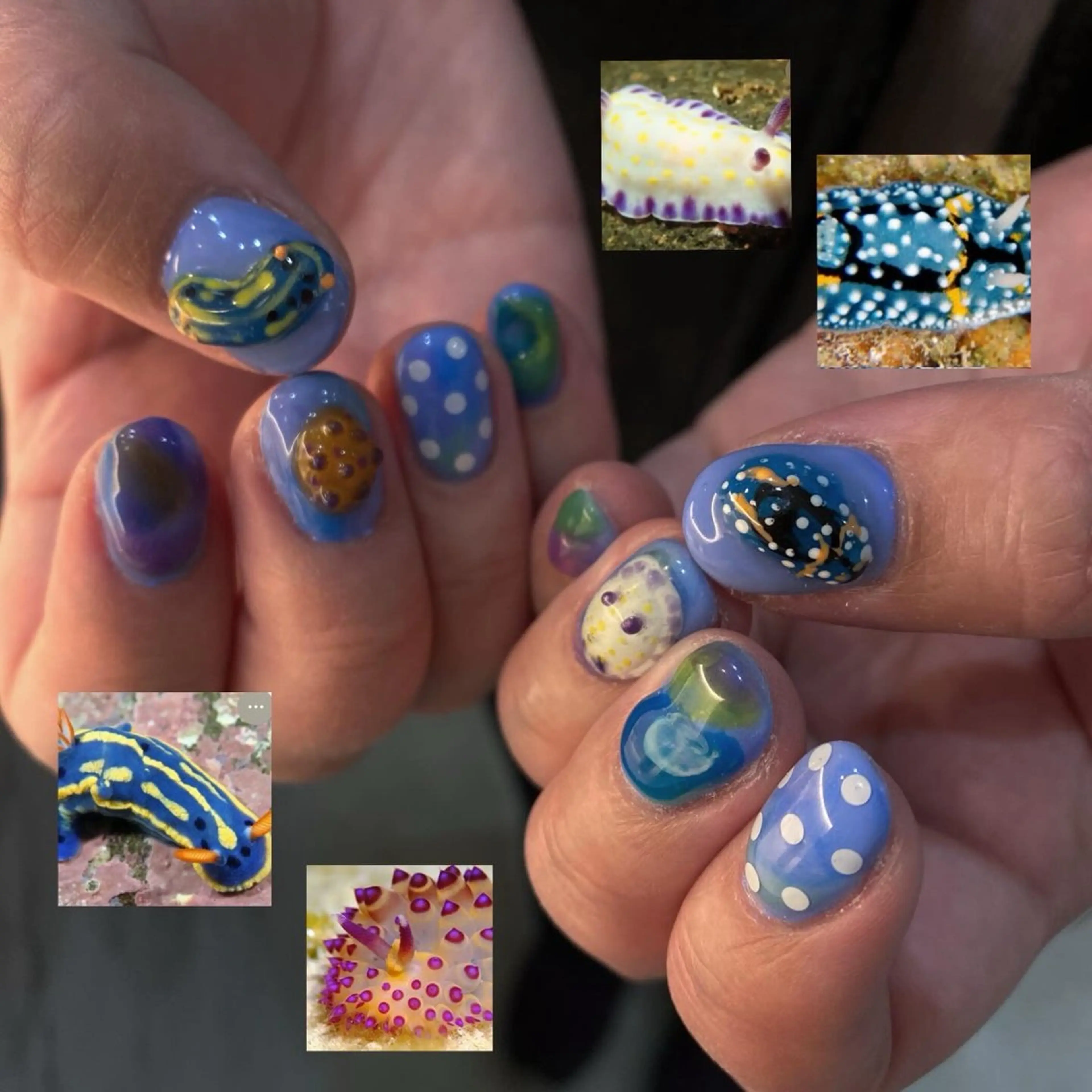 ネイル nano/きもかわ nail🐬🫧のネイルデザイン