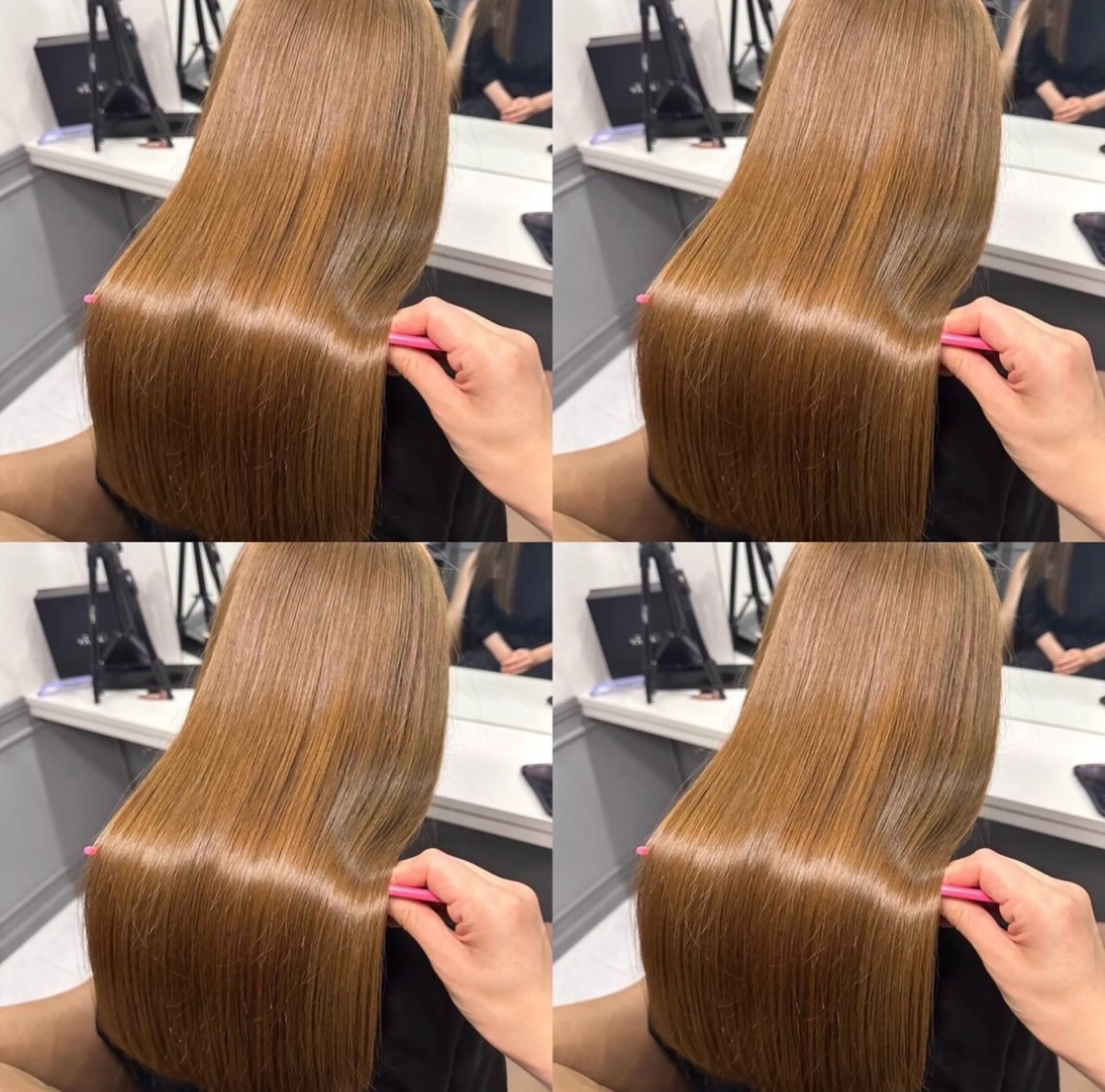 🔹髪質改善🔹カット➕メテオカラー『ライトコース』【ロング限定/韓国ヘア/艶髪/美髪/METEO】の写真