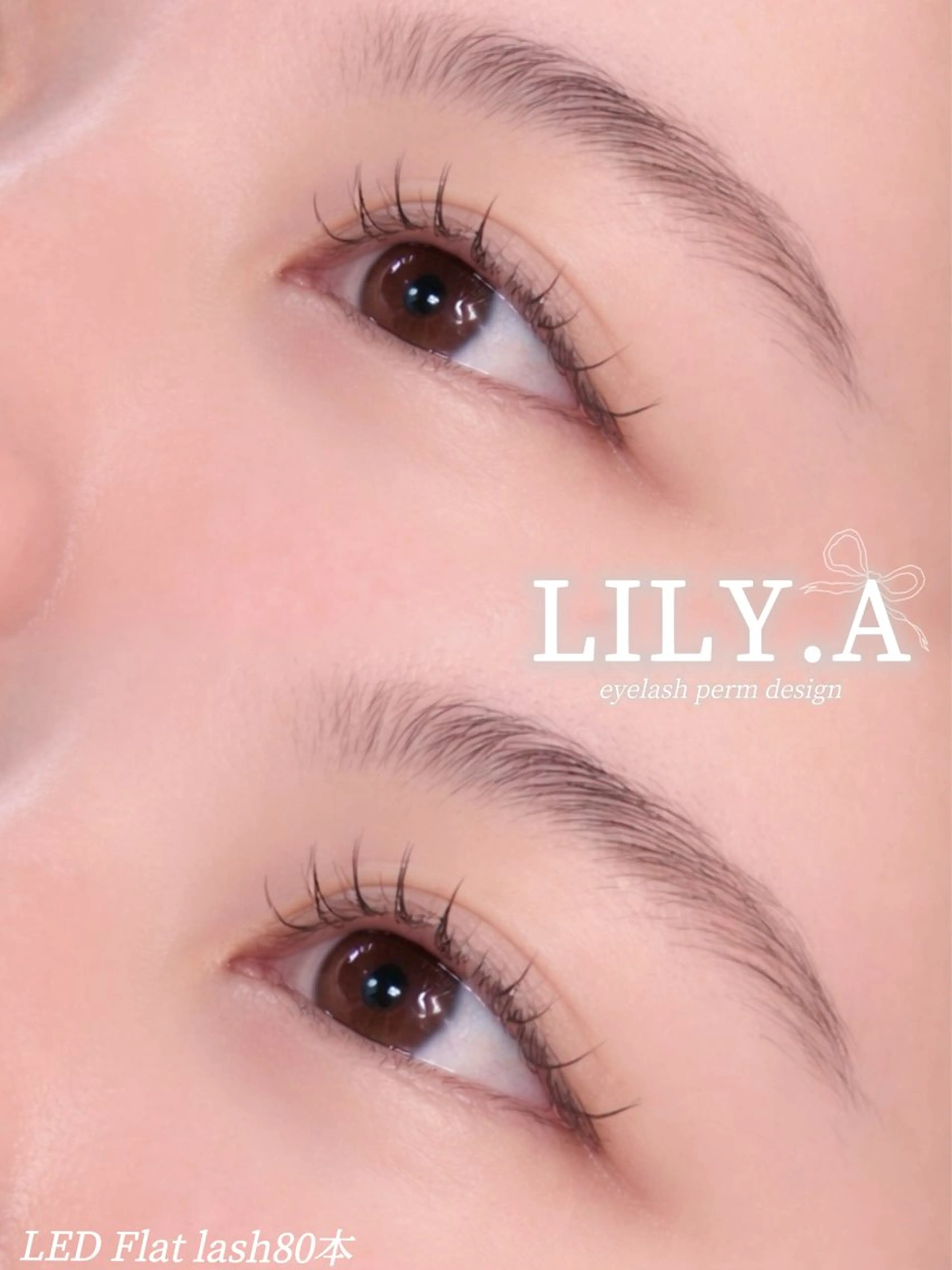 マツエク・マツパ フラットラッシュ LILY.A所属・LILY.A 🎀ゆうひのマツエク・マツパデザイン
